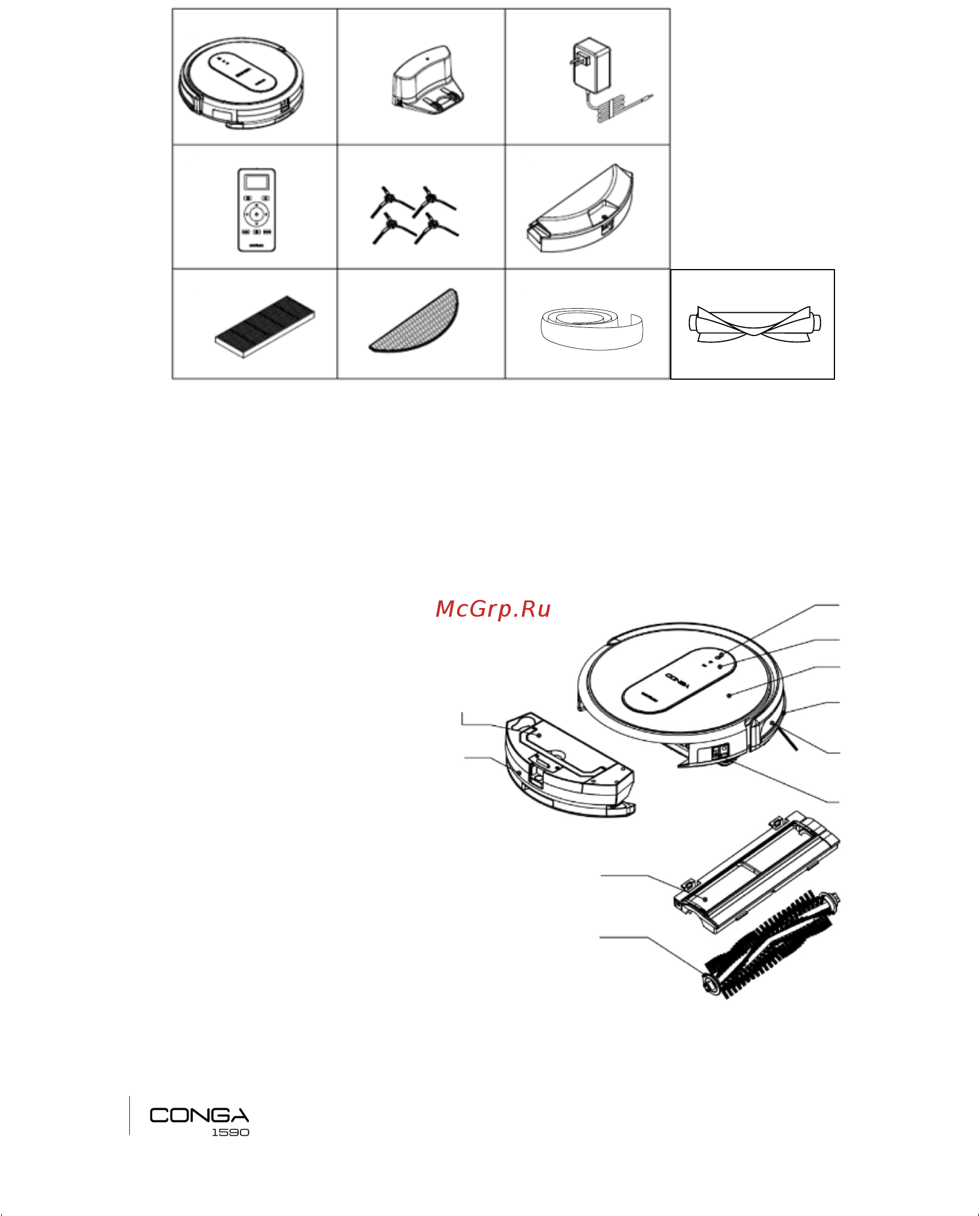 Cecotec Conga 1590 Active [21/71] Parts and components