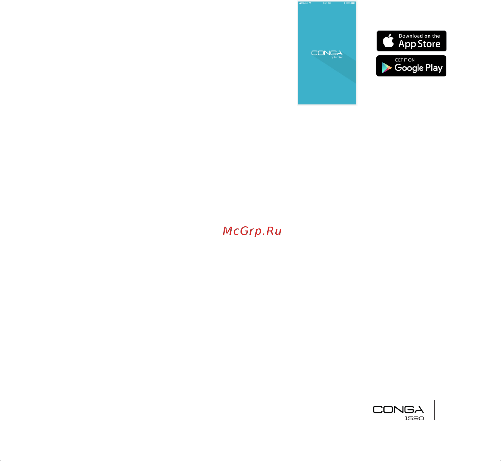 Cecotec Conga 1590 Active [26/71] App download and connection via wi fi