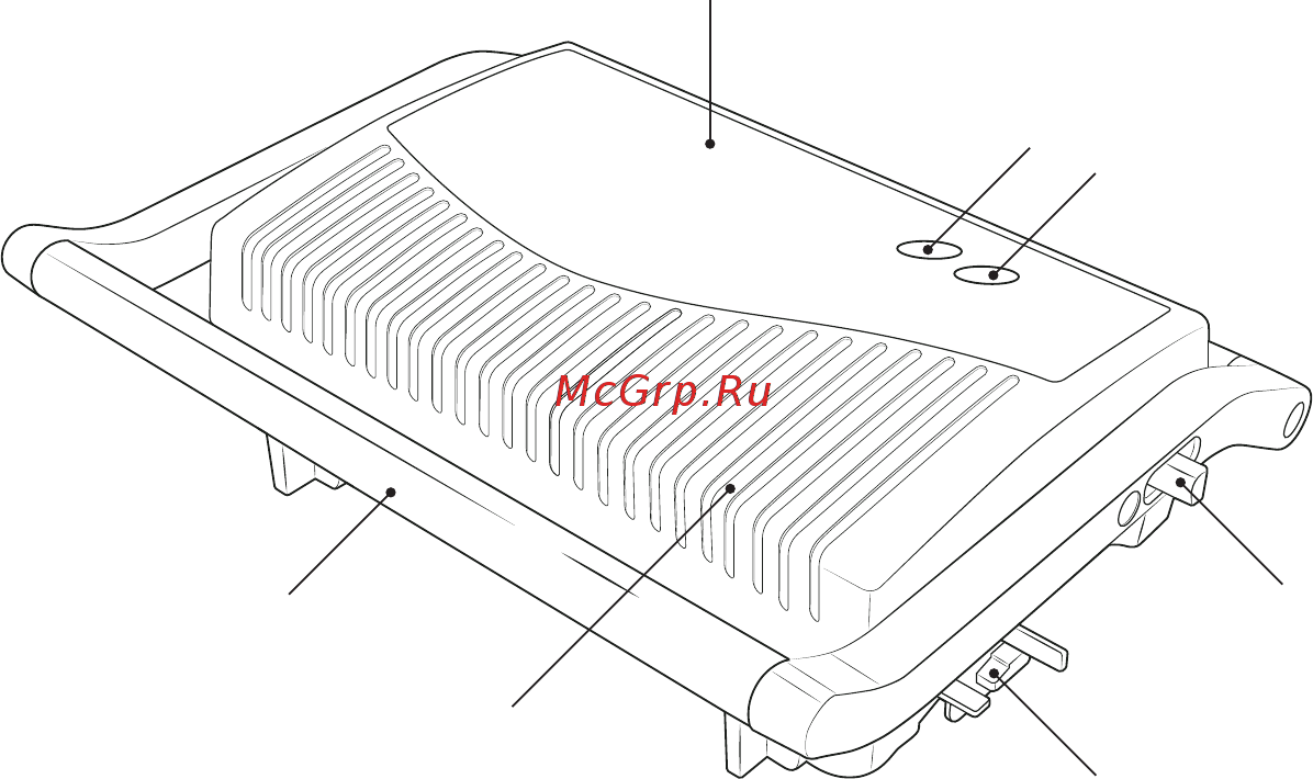 Cecotec Rock'nGrill 750 Full Open [22/29] Компоненты устройства