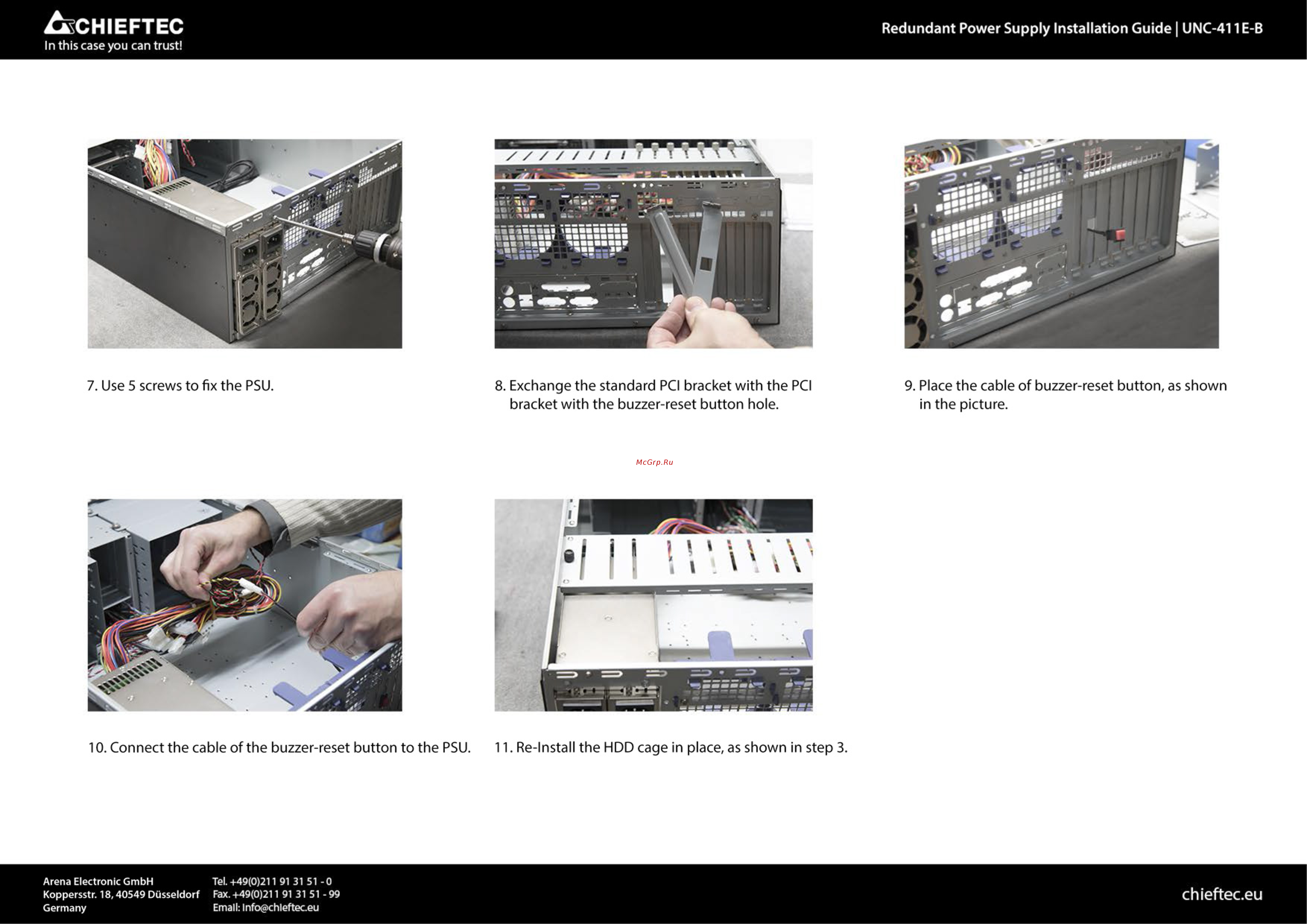 Chieftec UNC-411E-B [2/2] Unc 411 installation en 02