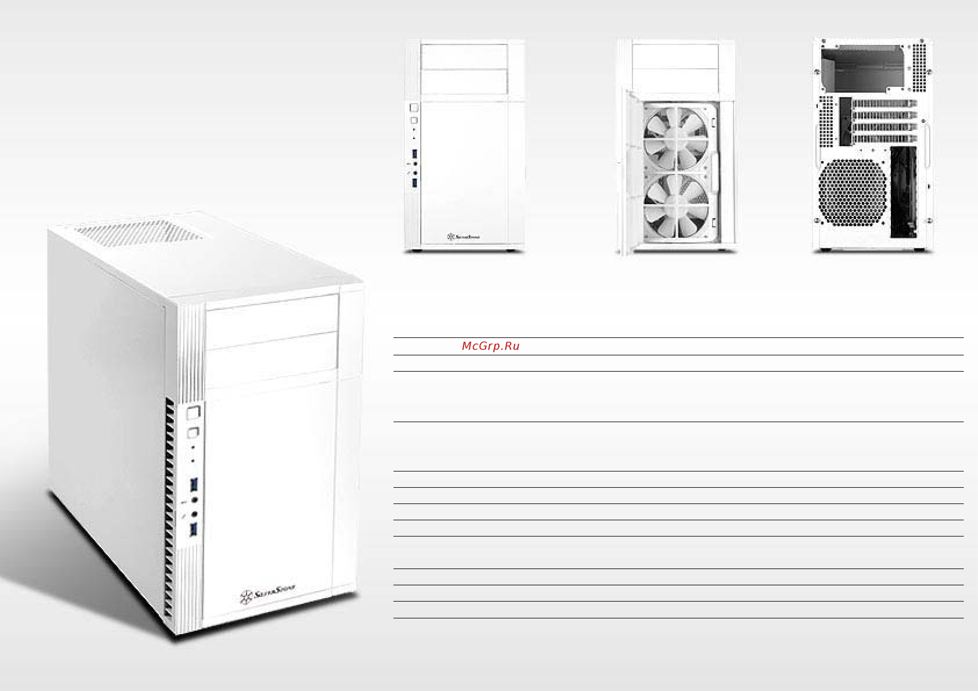 SilverStone SST-PS07W [2/4] Технические характеристики