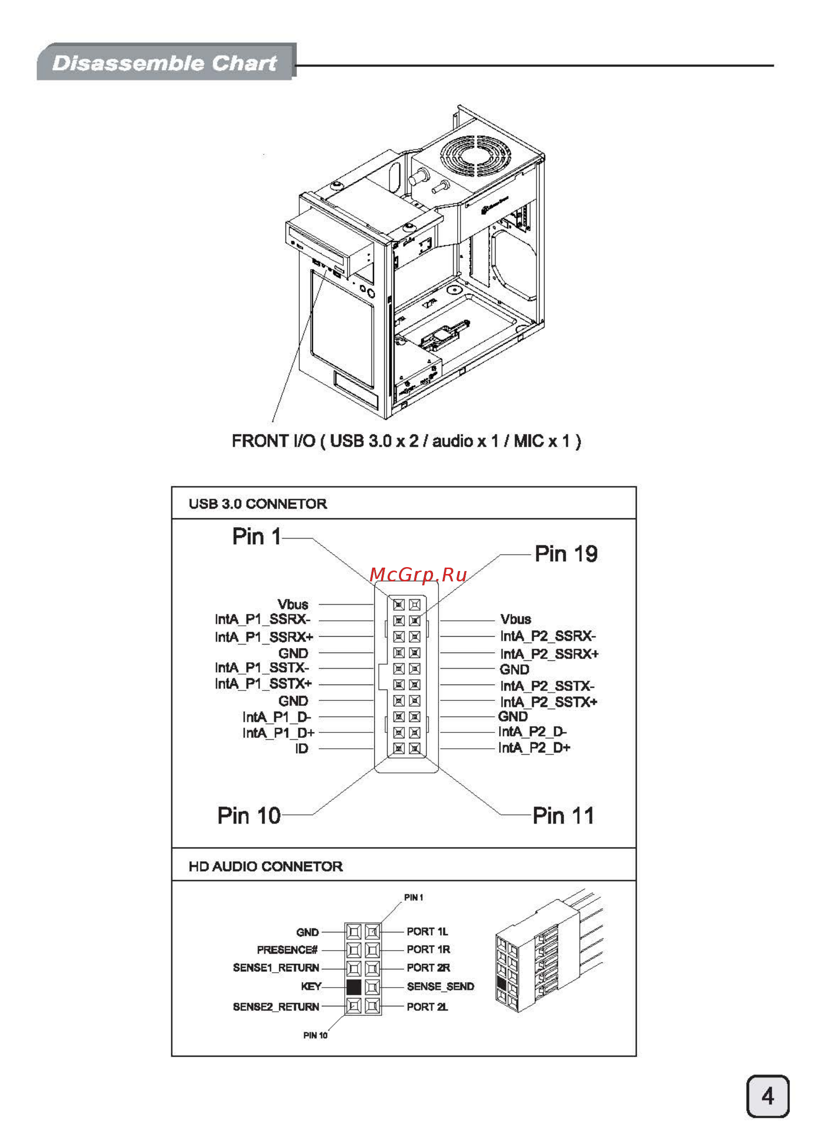 SilverStone TJ08-E [5/52] Disassemble chart