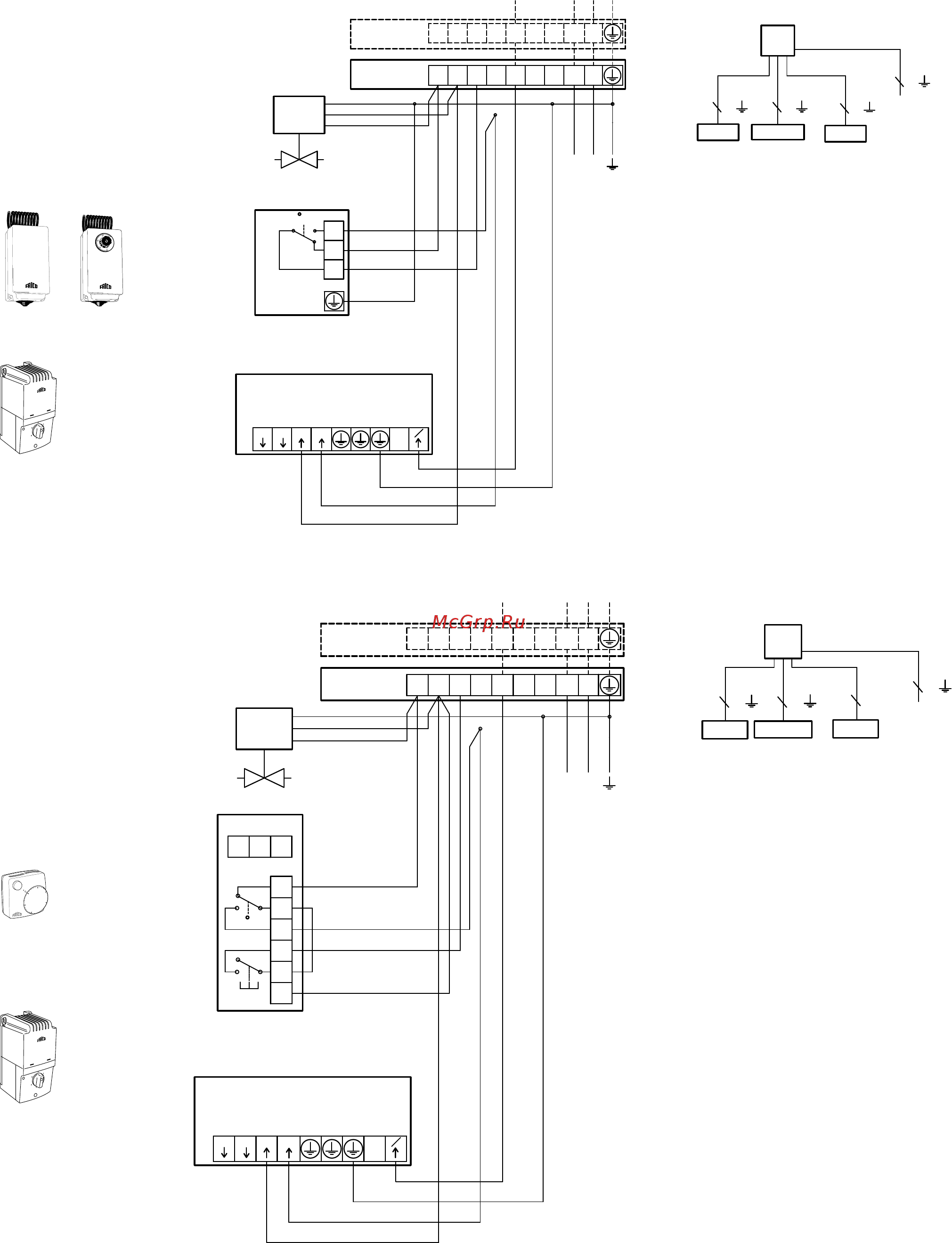 Systemair SWL22 [10/22] Thermostat and 5 step control