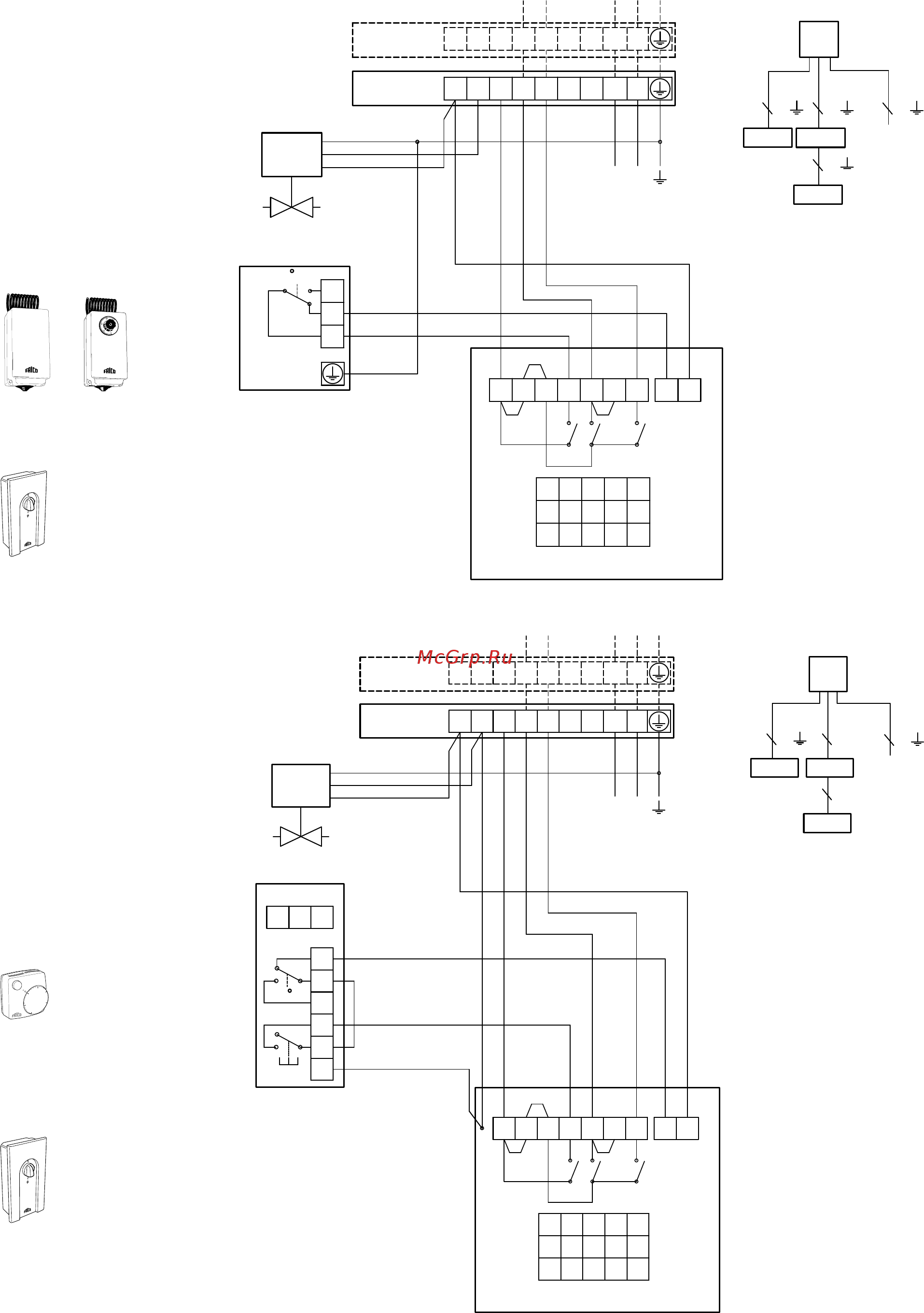 Systemair SWL22 [7/22] Thermostat and 2 step control