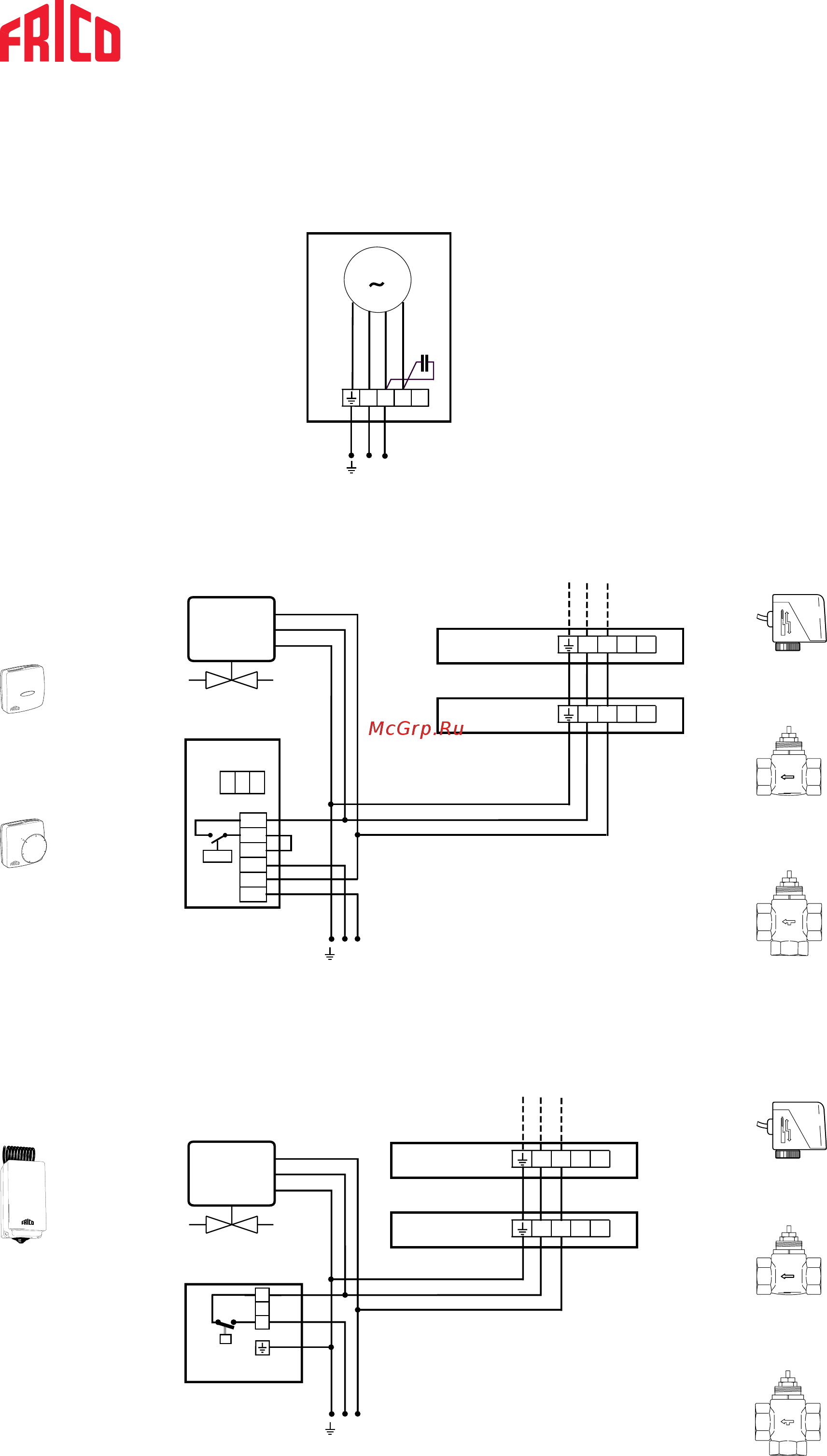 Systemair SWS333 Электросхема онлайн