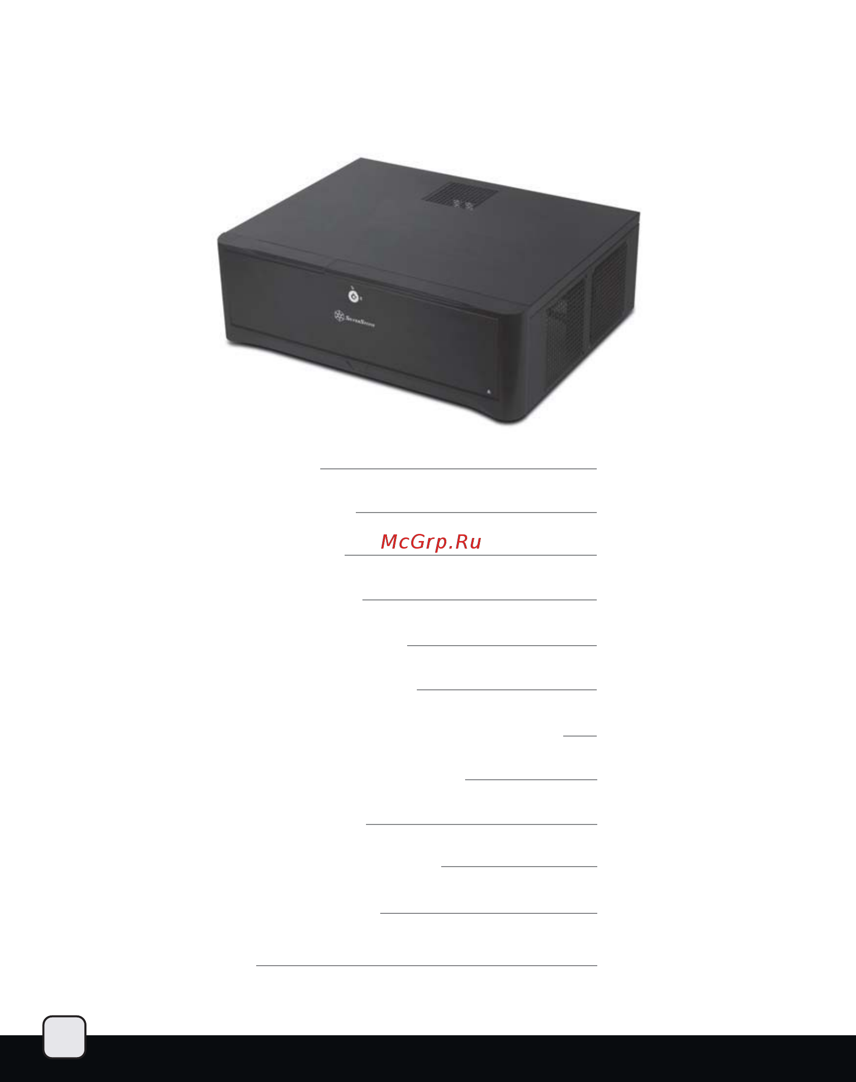 SilverStone SST-ML03B [2/39] Installation and system optimization guide