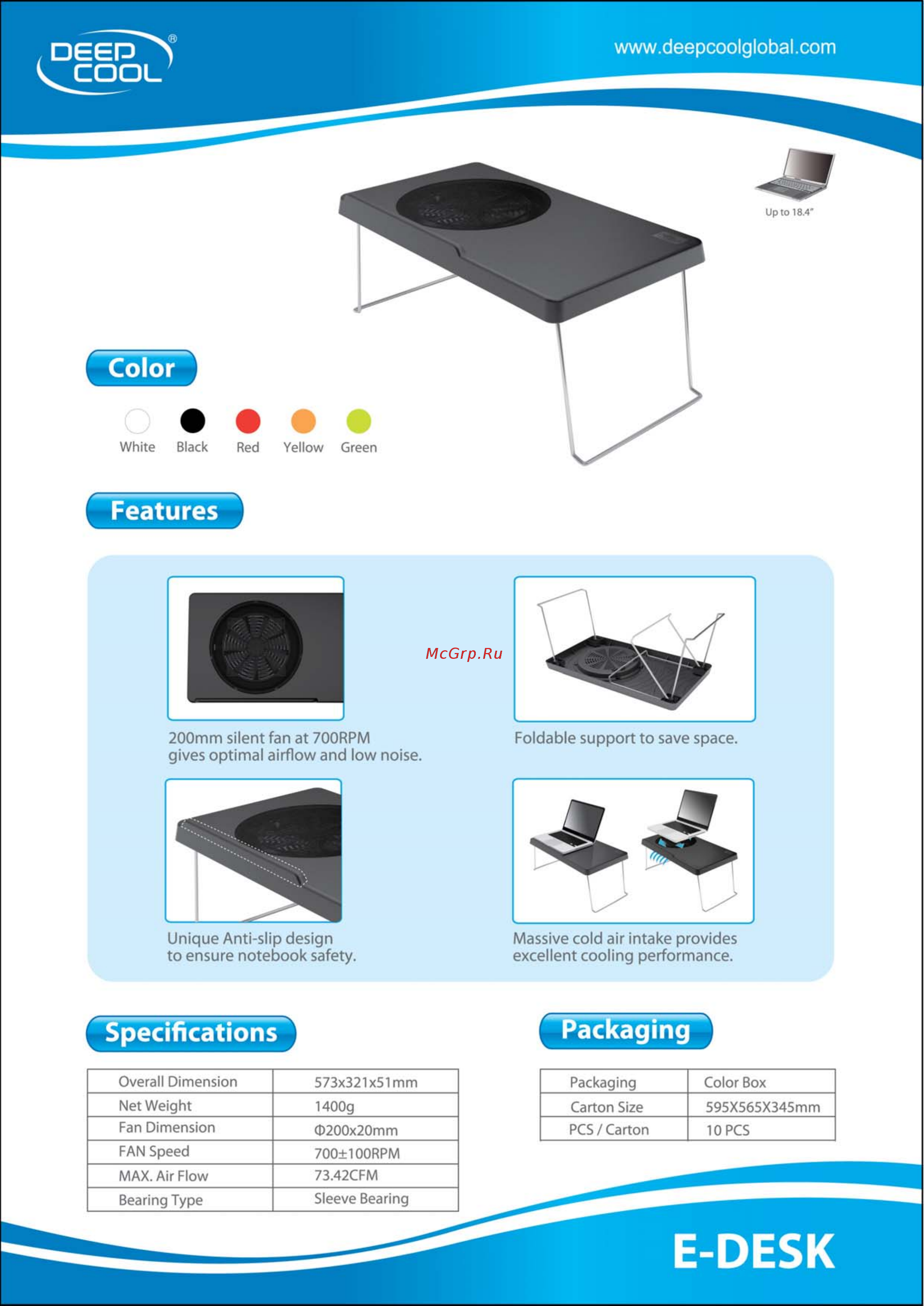 Deepcool E-DESK Руководство по установке онлайн