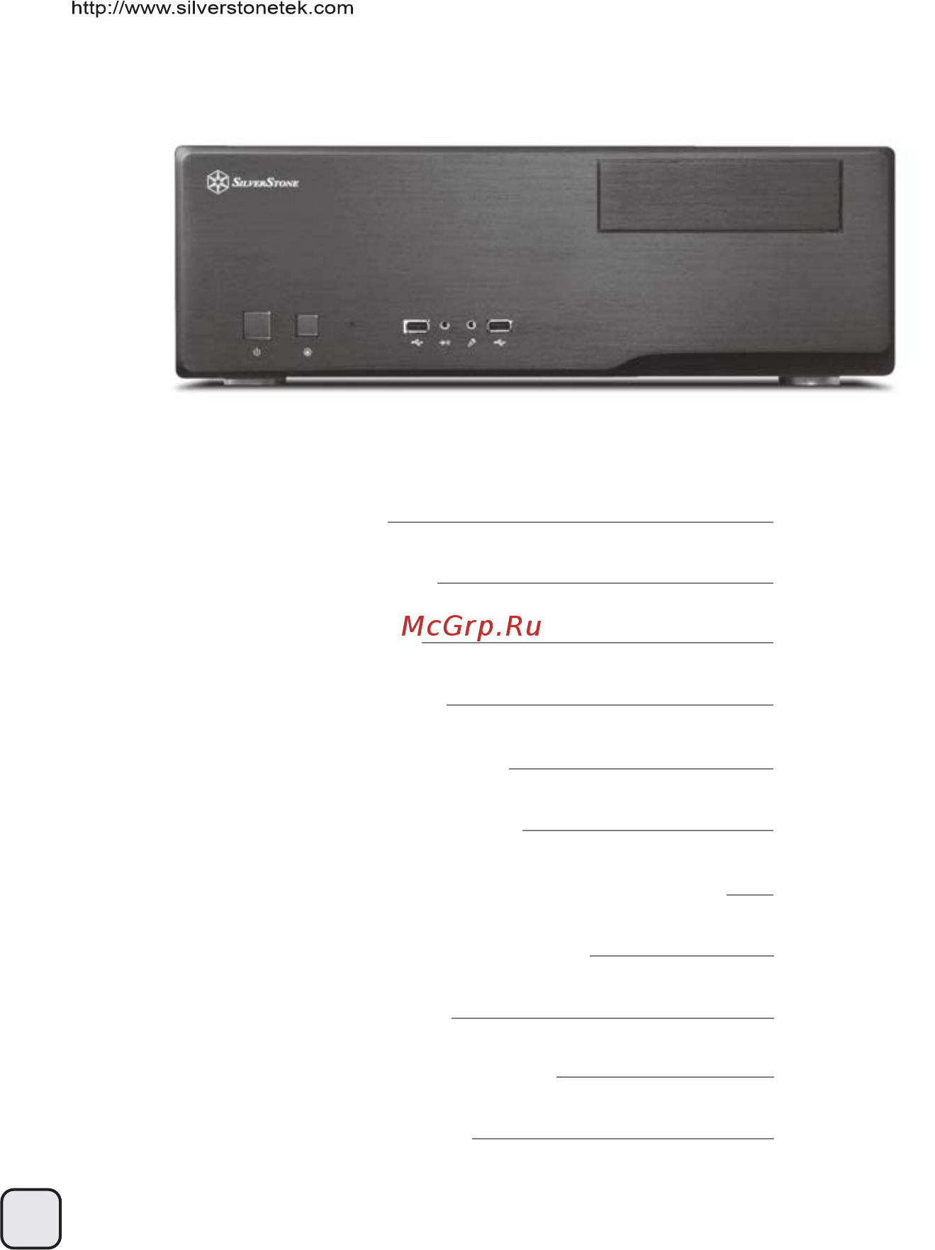SilverStone SST-GD05B-USB3.0 [3/32] Installation and system optimization guide