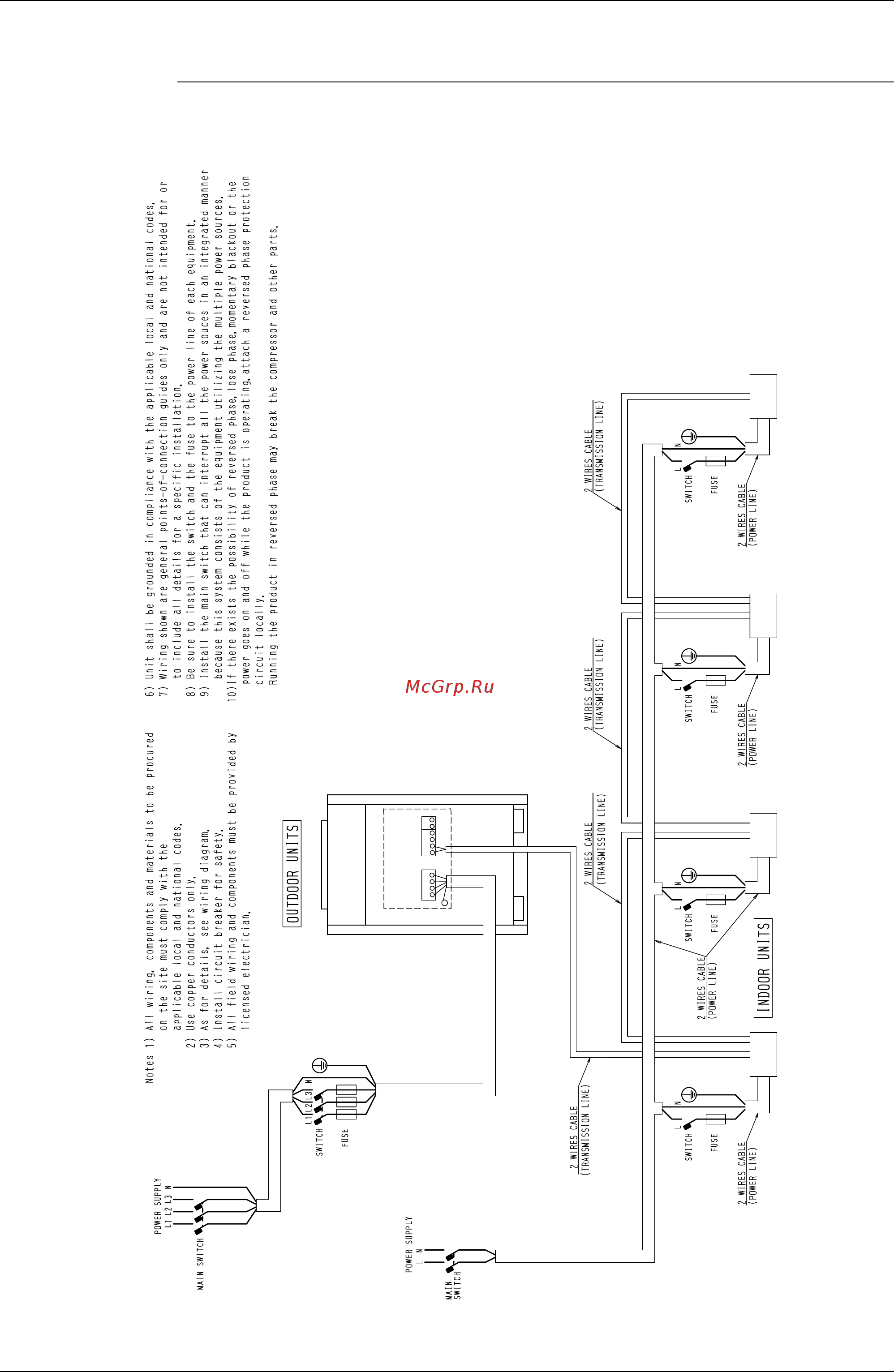 Daikin RXYQ8MY1K [254/310] Field wiring