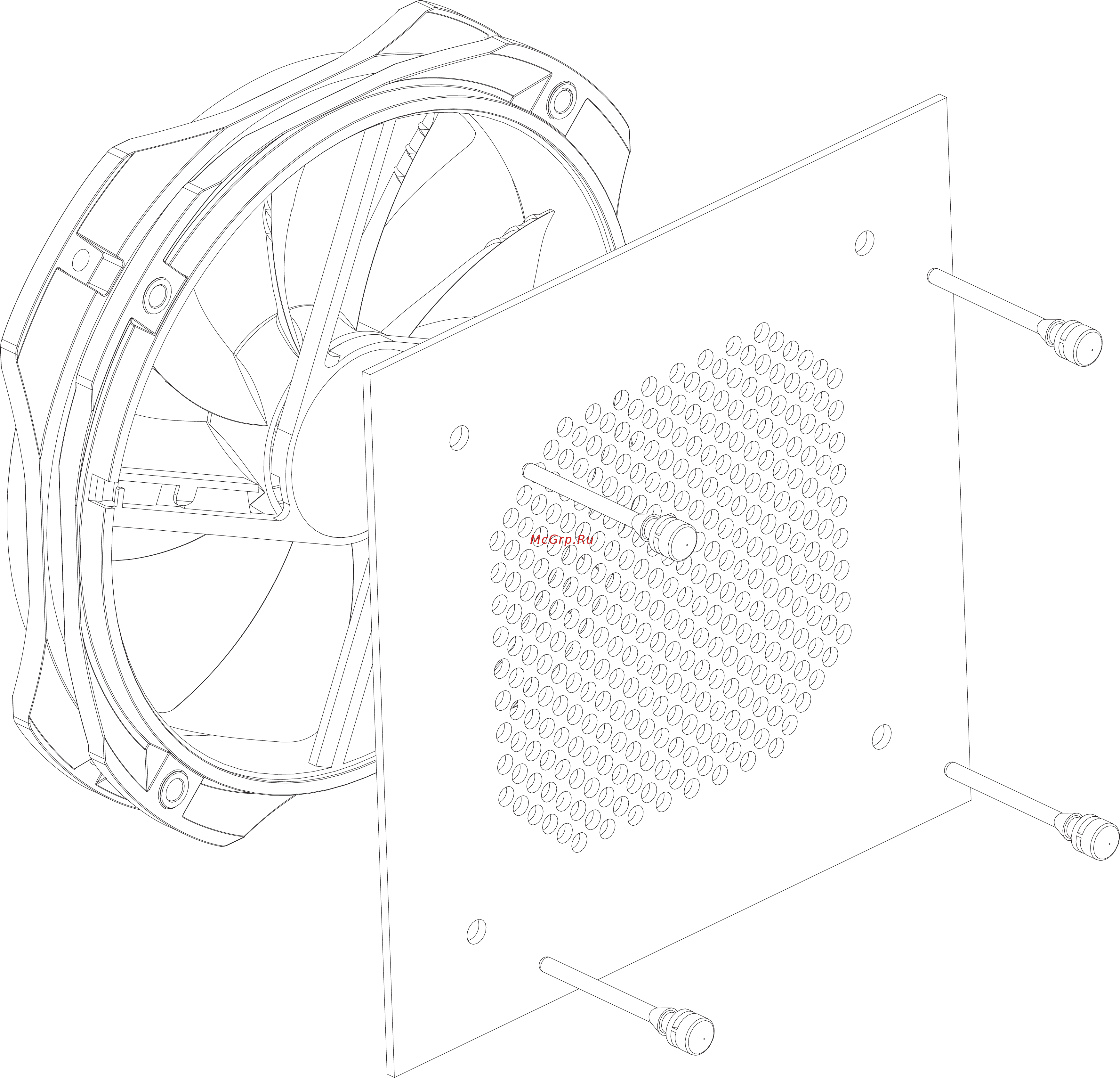 Deepcool GF140 FDB Version Руководство по установке онлайн