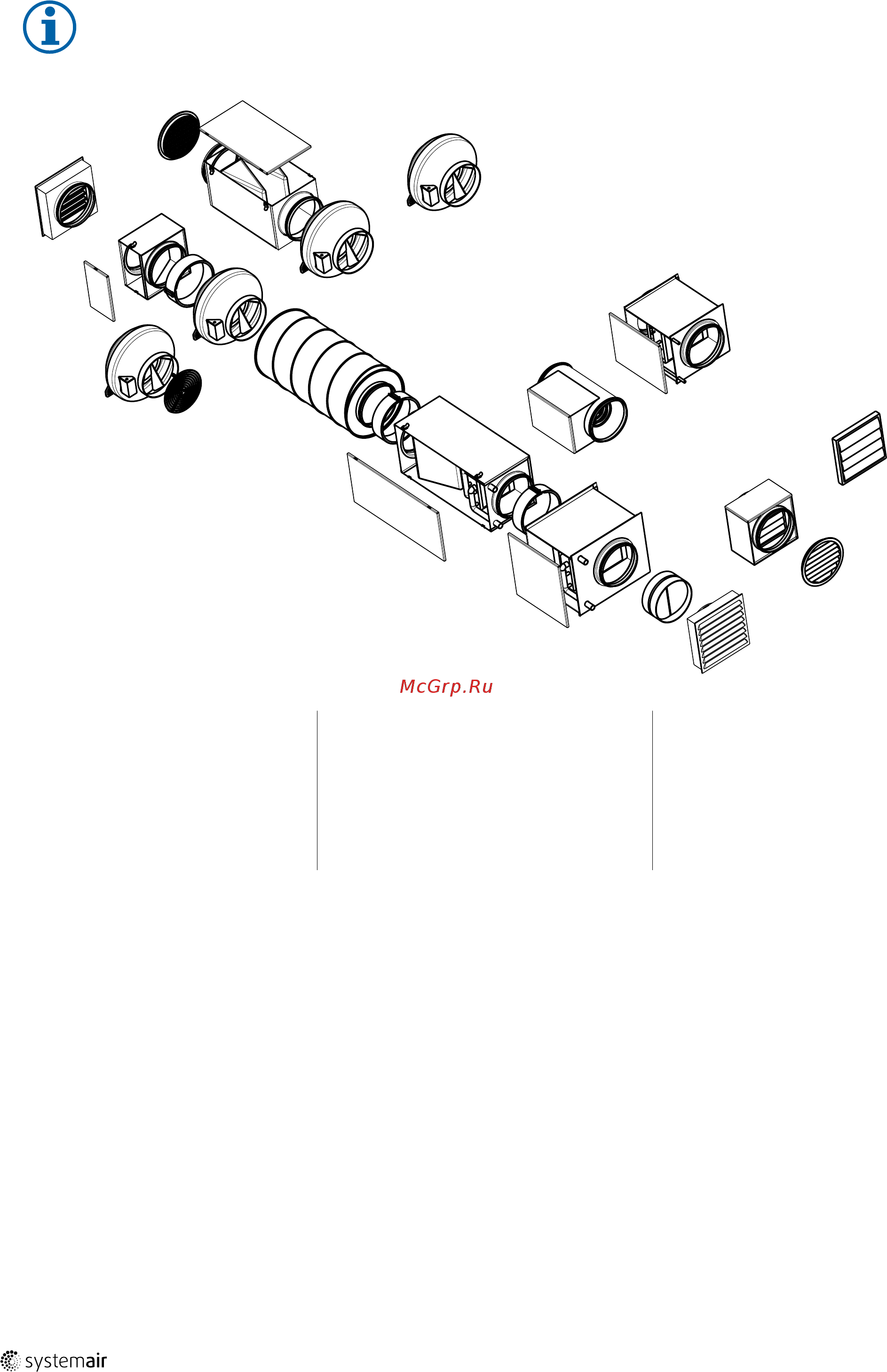Systemair RVK 125E2 sileo 1ph/230V [10/18] Accessories