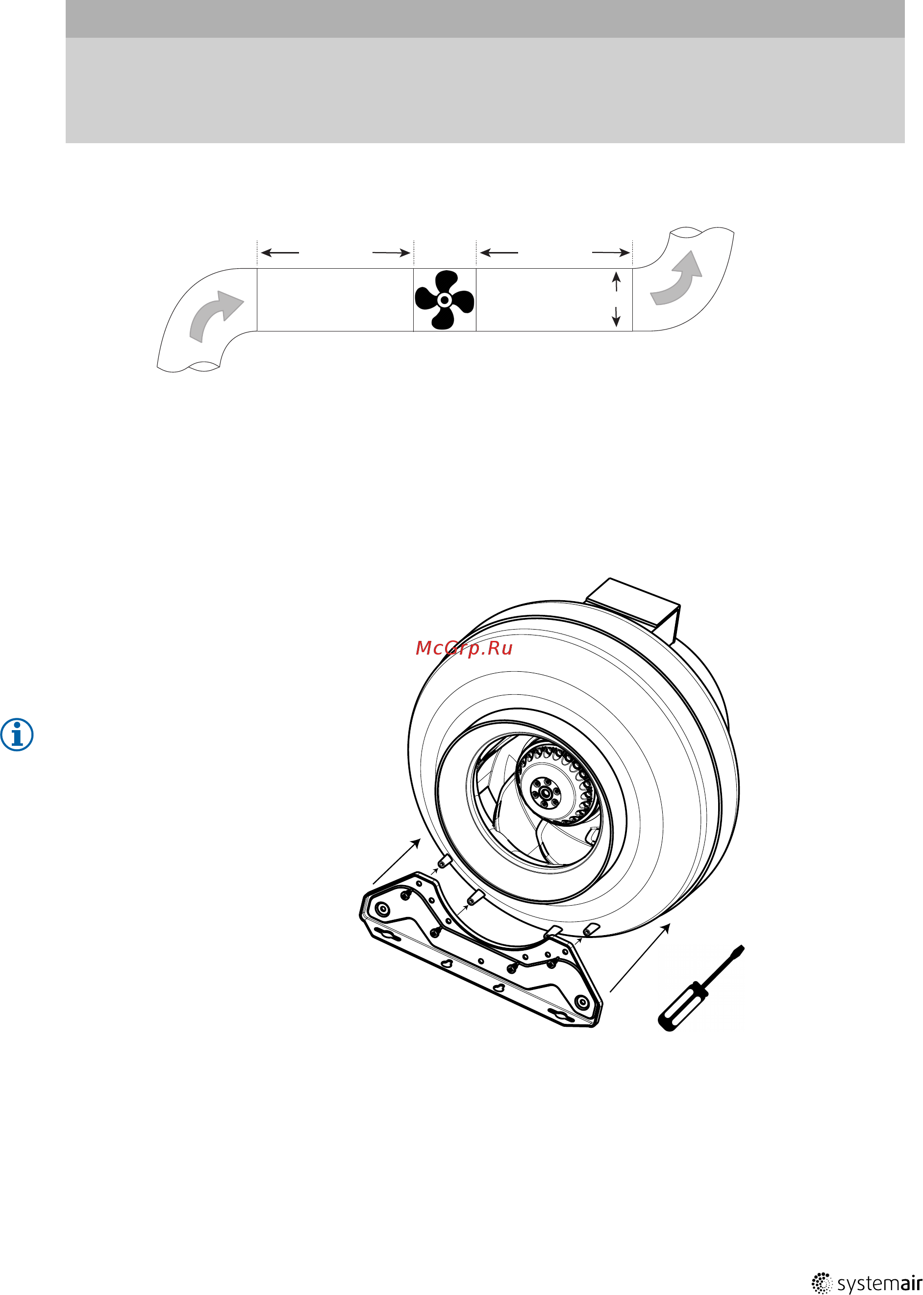 Systemair RVK 250E2 sileo 1ph/230V [11/18] Preconditions