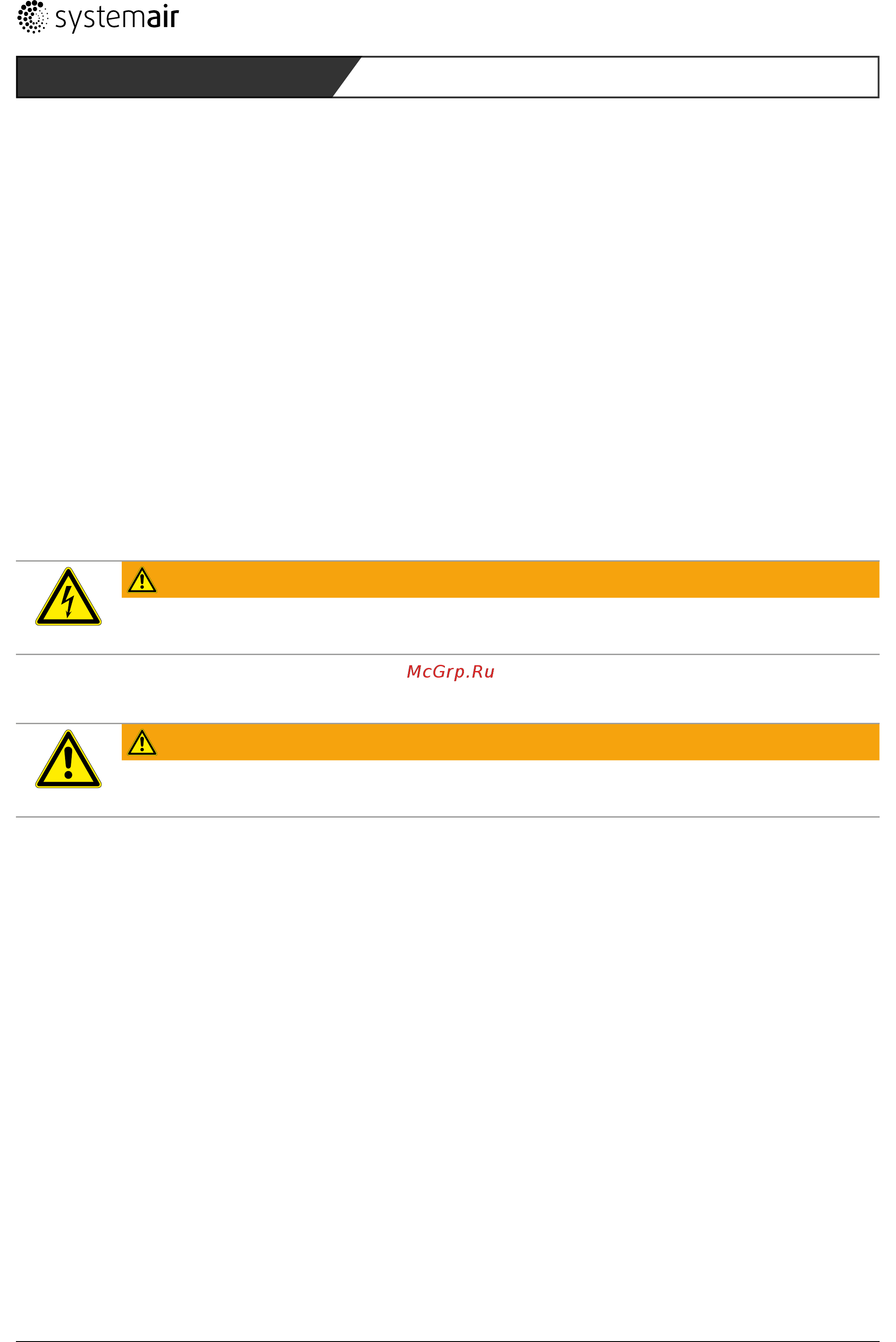 Systemair MUB 062 630D6 Multibox [43/145] Commissioning