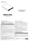 SilverStone RM23-502 Инструкция по эксплуатации
