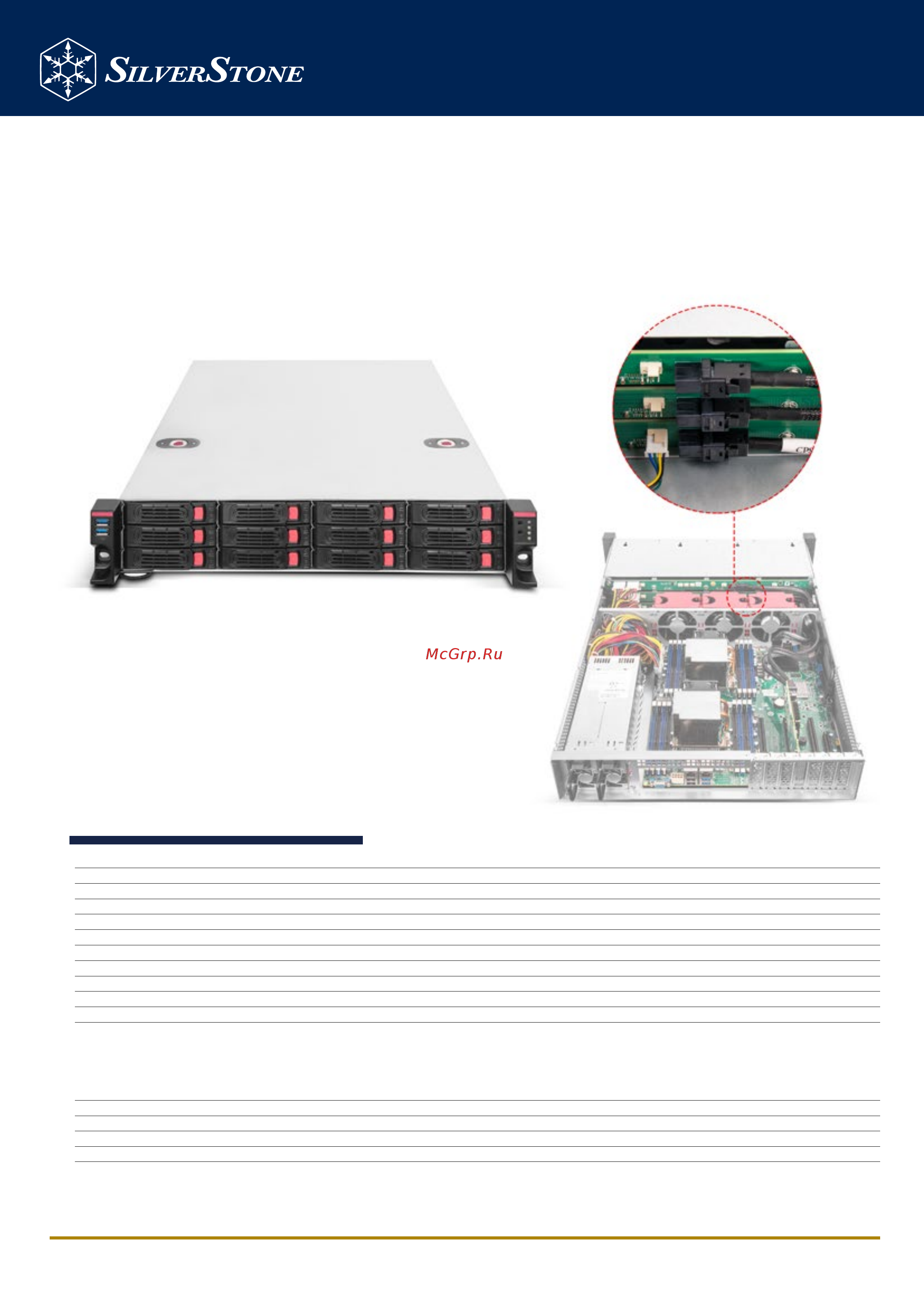 SilverStone SST-RM22-312 Технические характеристики онлайн