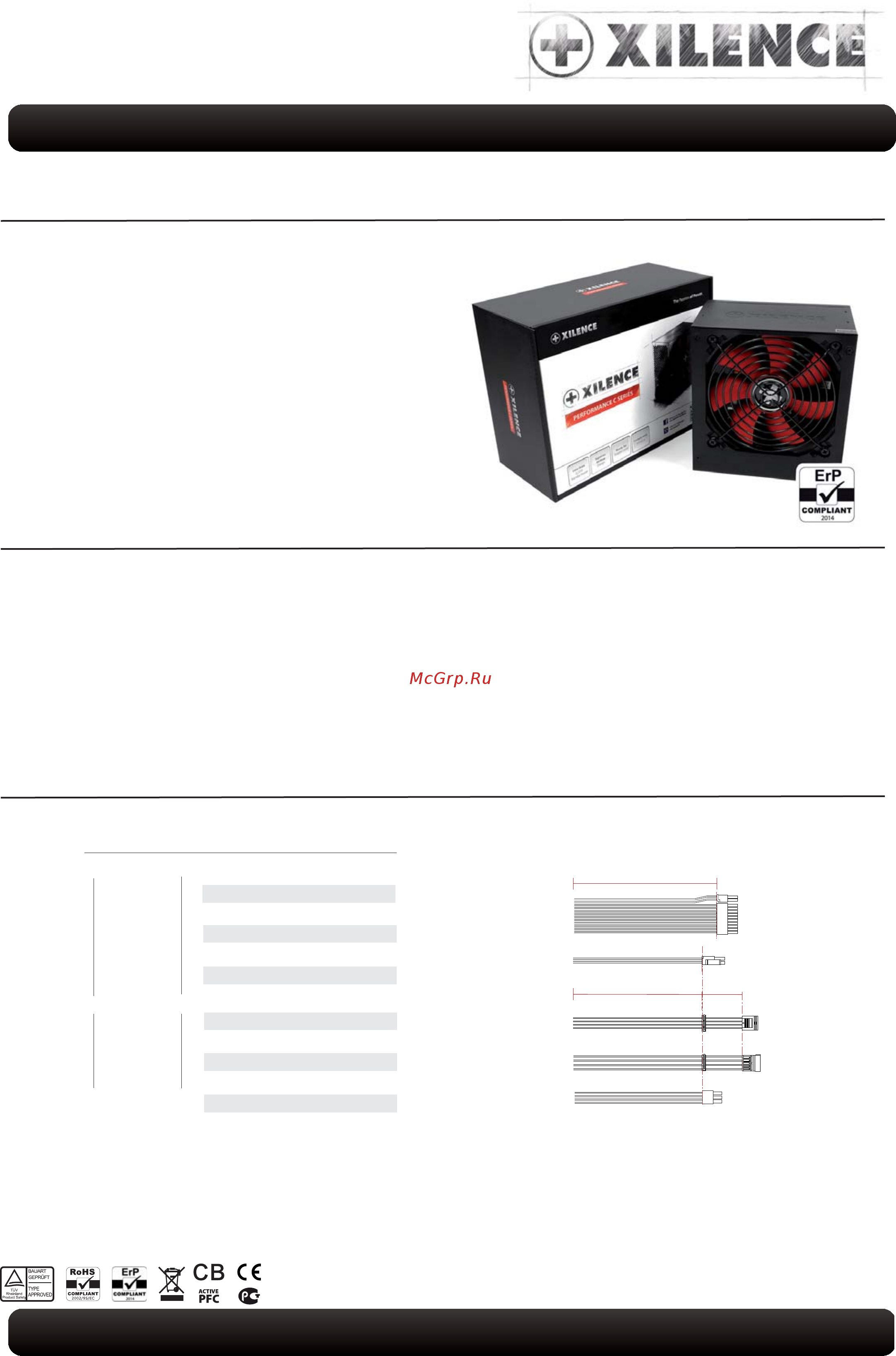 Xilence XN046 Техническая спецификация онлайн
