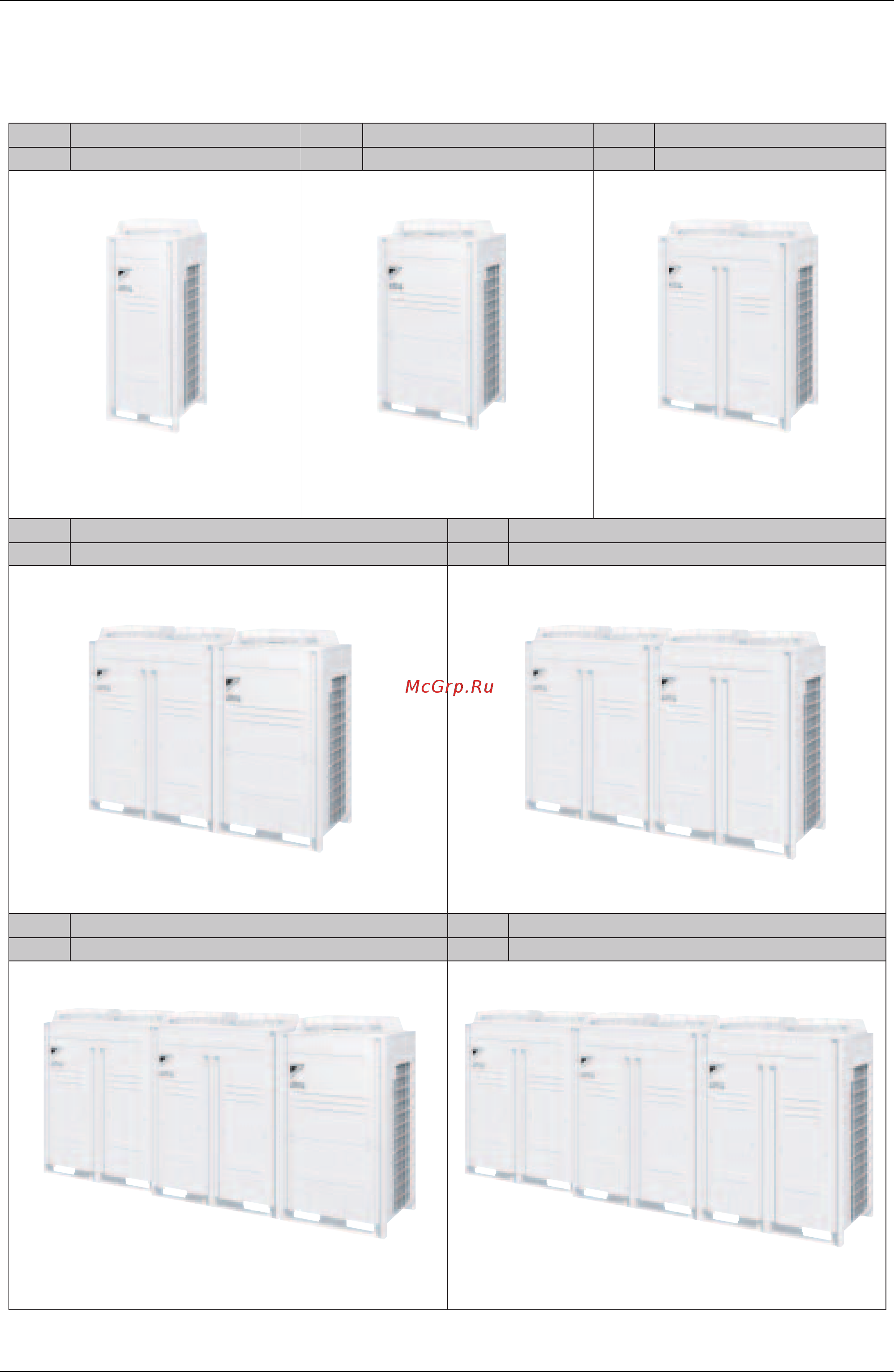 Daikin RXQ28PY1 [10/355] Outdoor units heat pump 50hz 60hz cooling only 50hz