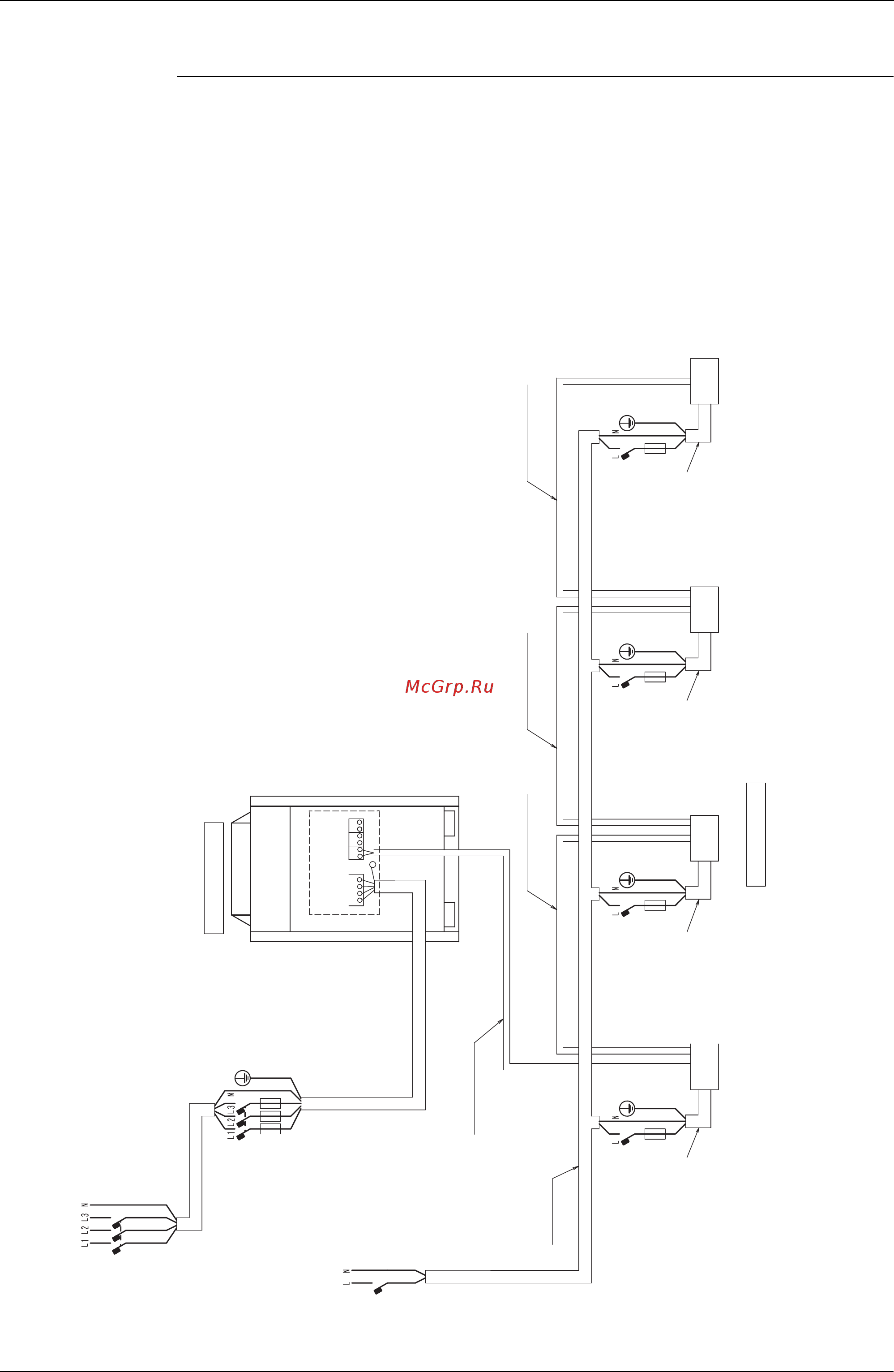 Daikin RXQ18PY1 [198/355] Field wiring heat pump cooling only 50hz 60hz