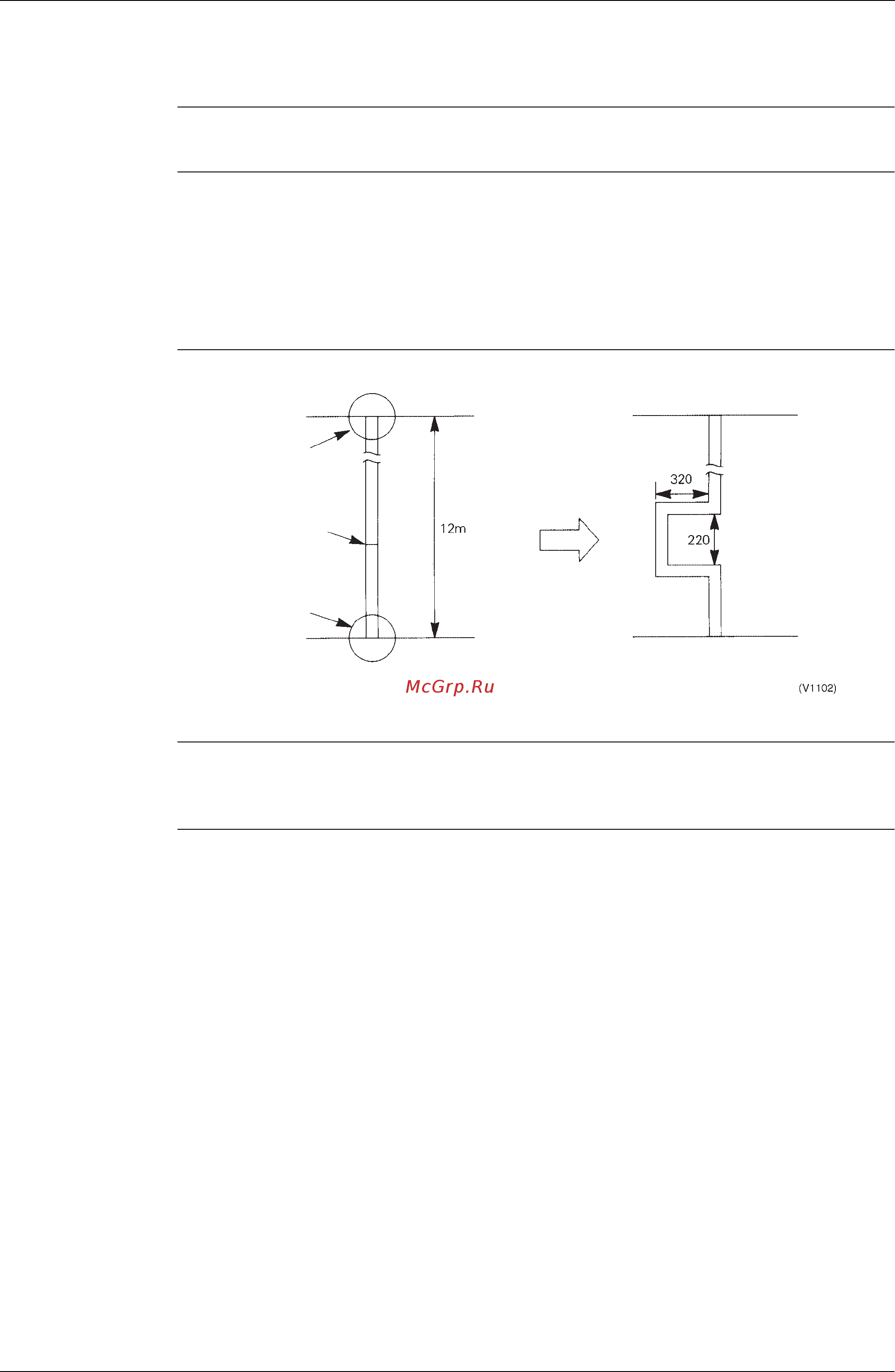Daikin RXQ34PY1 [206/355] Example 6 cracks develop in field pipes due to thermal expansion and contraction
