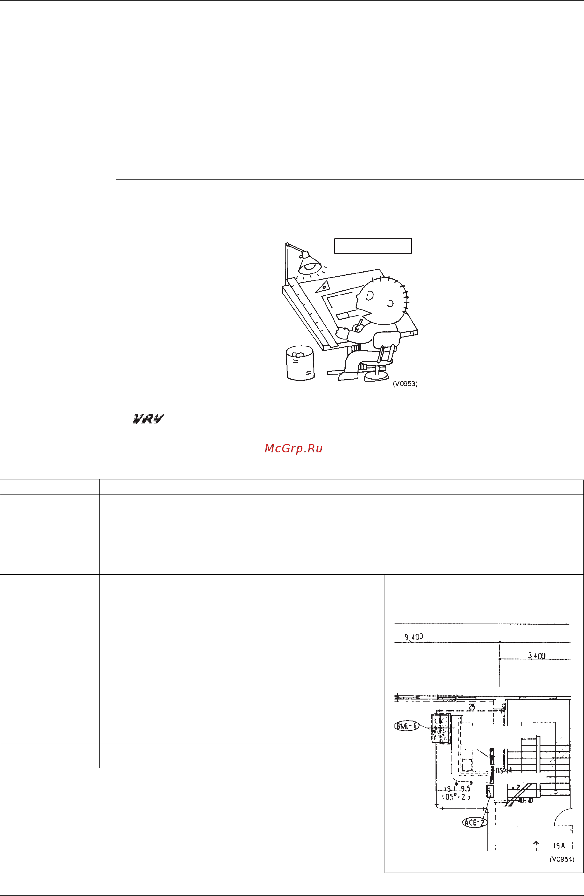 Daikin RXQ18PY1 [22/355] Points to bear in mind when preparing the contract drawings