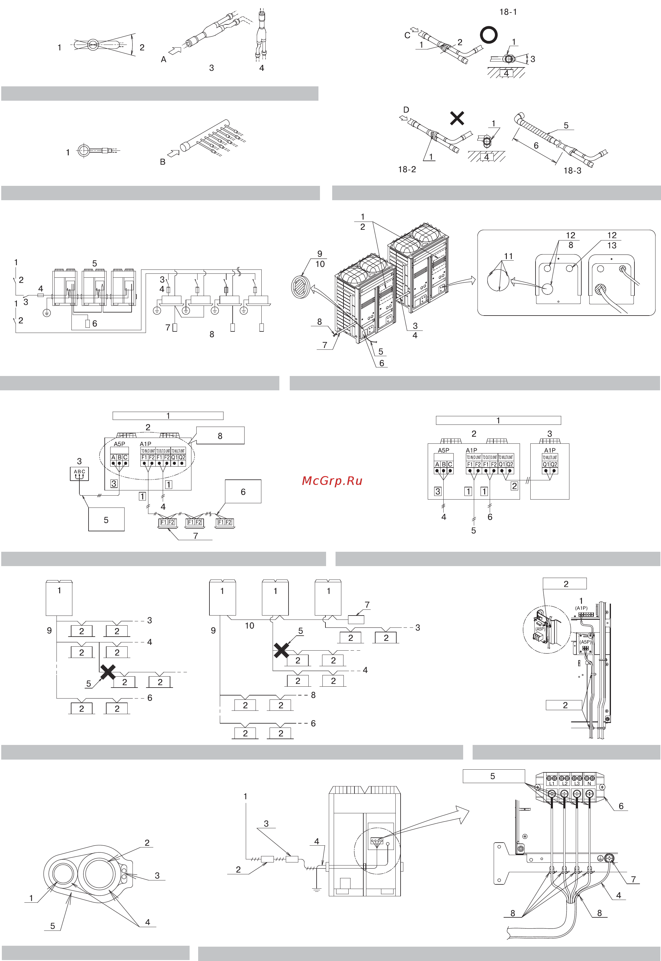 Daikin RXYQ18PAY6 Инструкция по монтажу онлайн [4/24] 550639