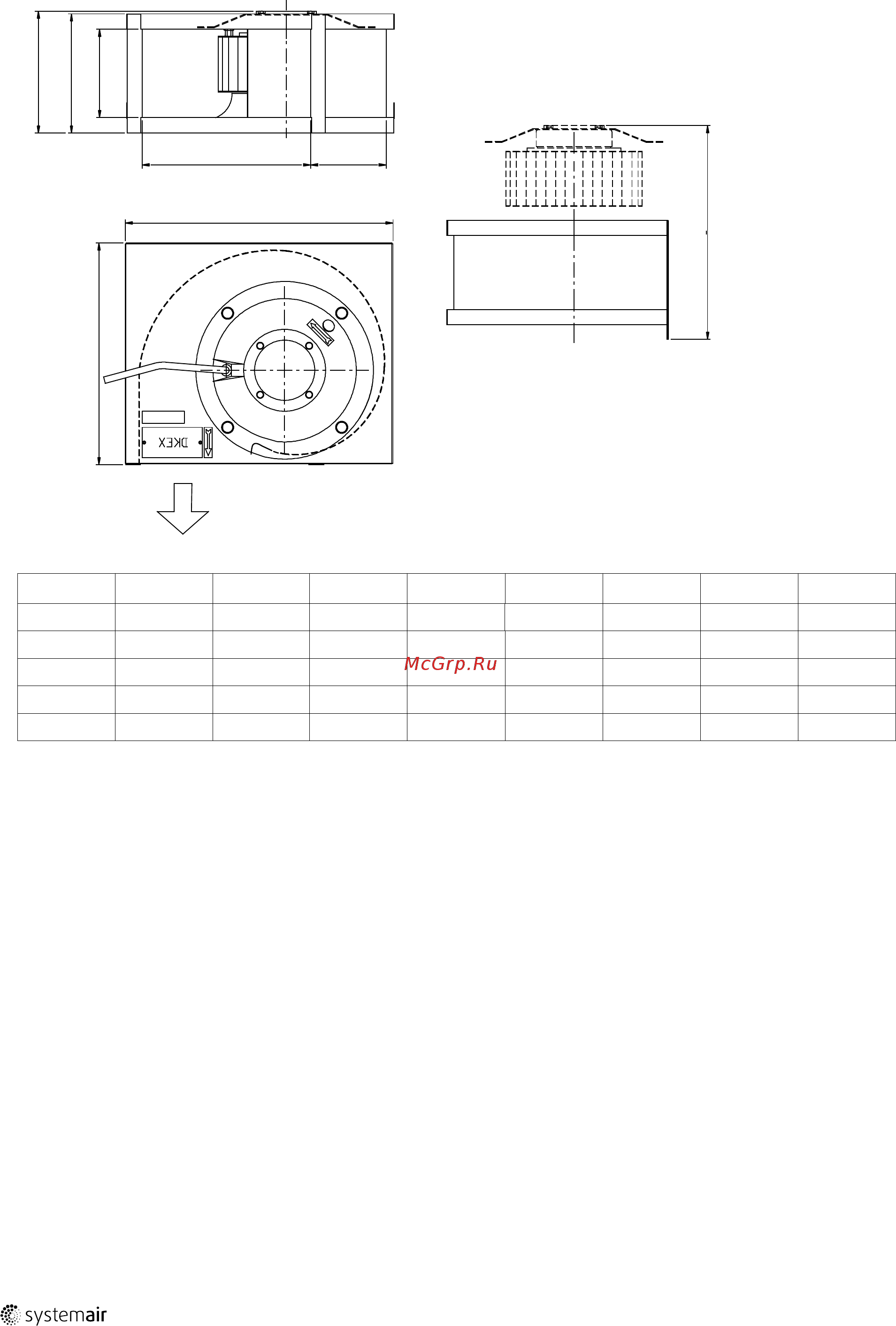 Systemair DKEX 225-4 [10/20] Технические характеристики
