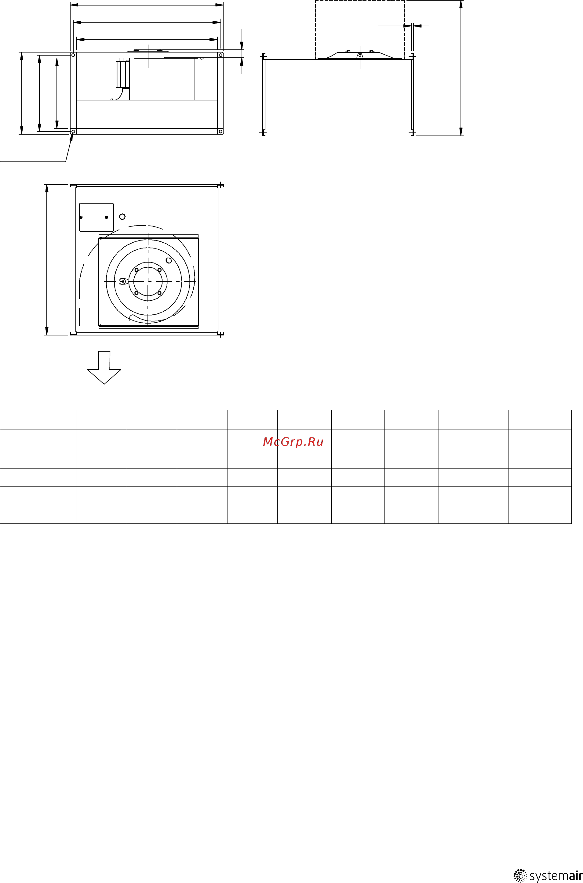 Systemair DKEX 355-6 [11/20] Размеры ktex