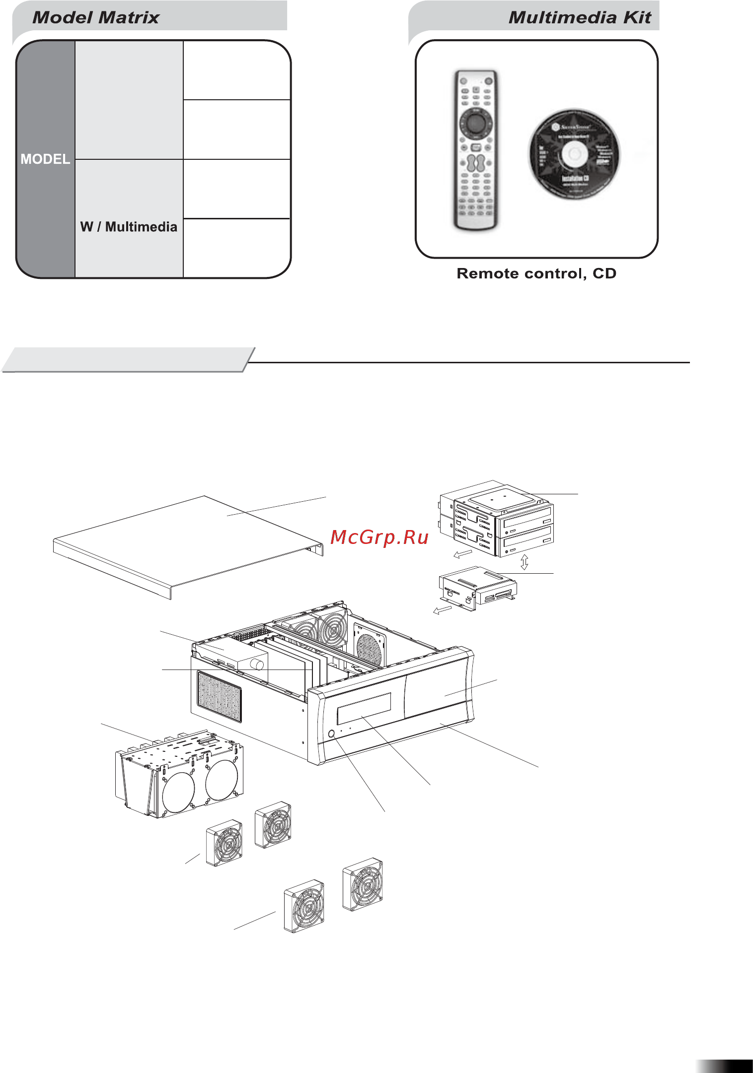 SilverStone SST-GD01B-MXR-USB3.0 [3/12] Disassemble chart