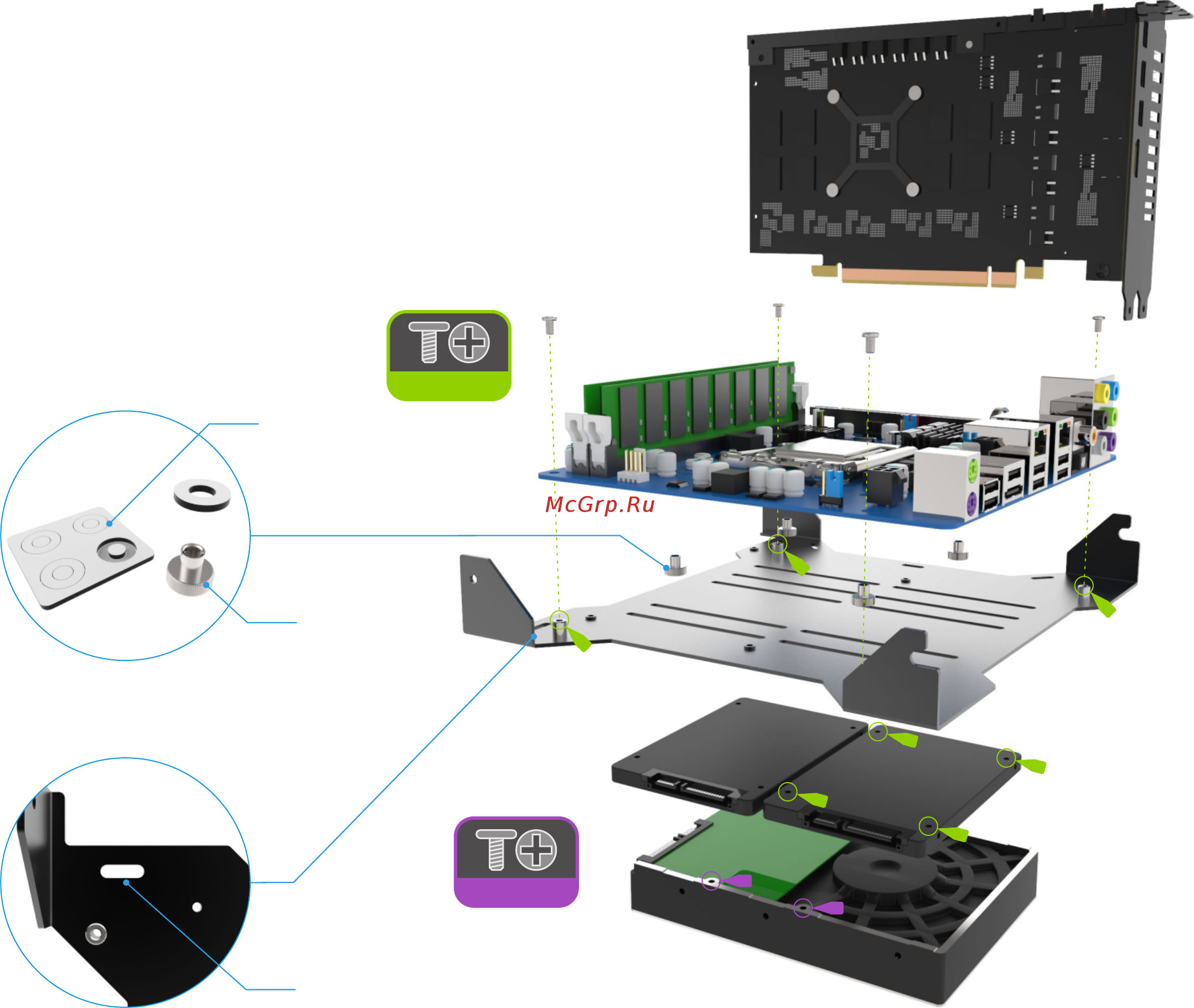 Streacom LH6 CPU Cooling Kit for DB4 [6/16] Fit mb