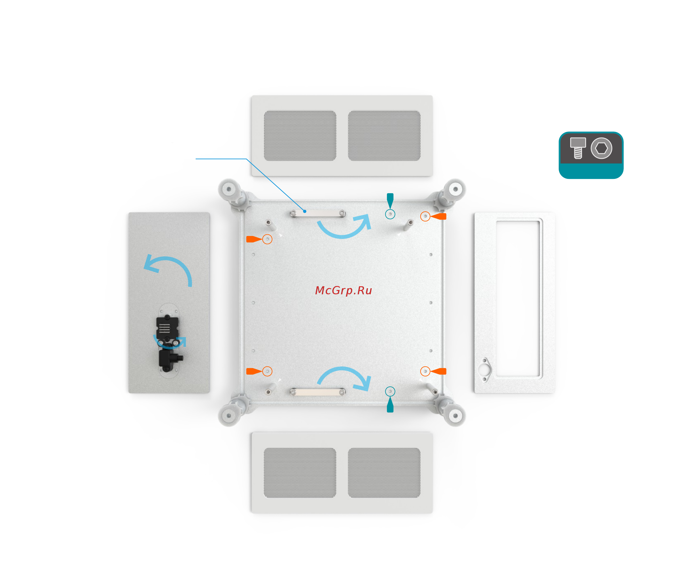 Streacom DB1 Fanless Chassis [5/12] Orientation