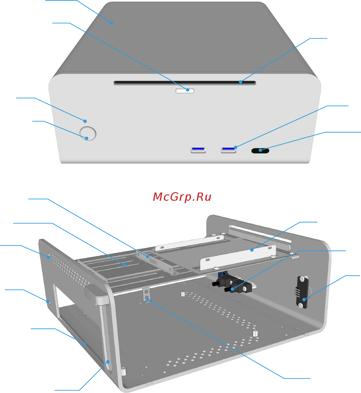 Streacom F7C Alpha Chassis Инструкция онлайн [3/16] 550988