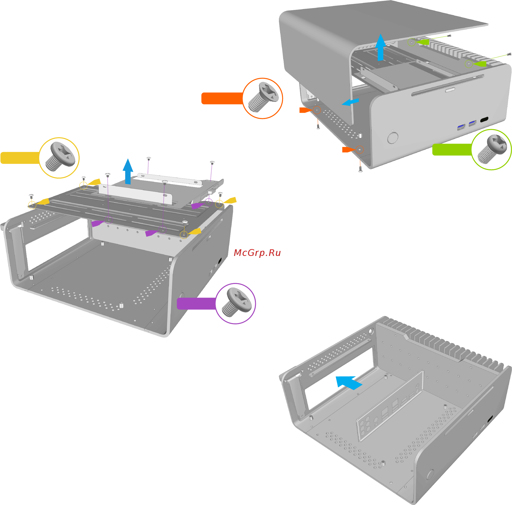 Streacom FC8 Alpha Fanless Chassis Инструкция онлайн [4/16] 550989