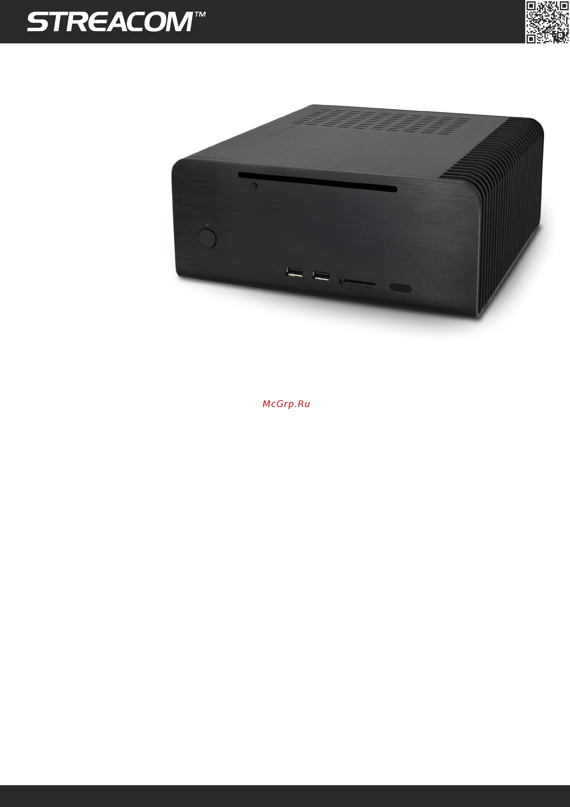 Streacom FC8 Fanless Chassis Техническая спецификация онлайн