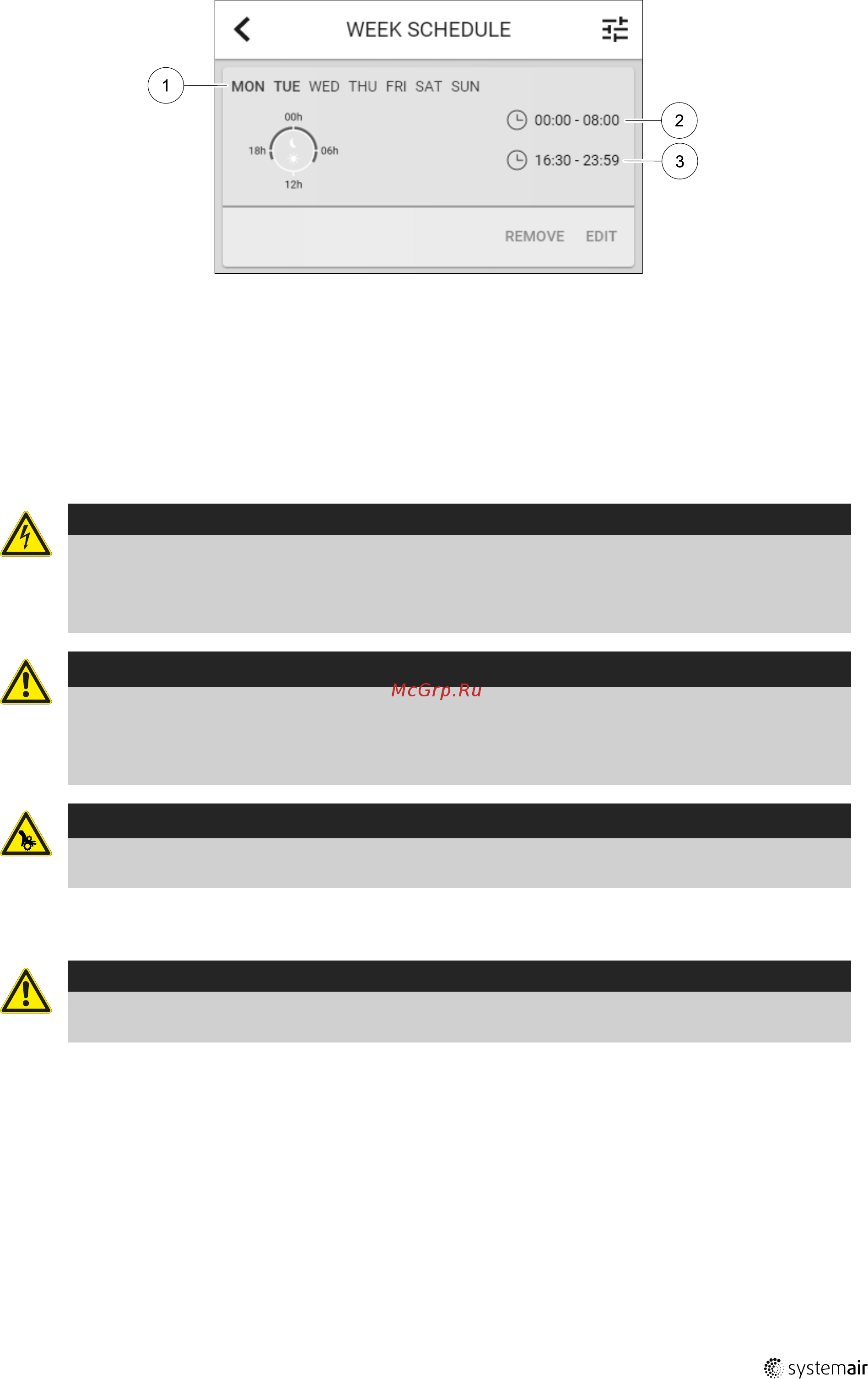Systemair SAVE VTR 700 L [15/28] Предупреждения