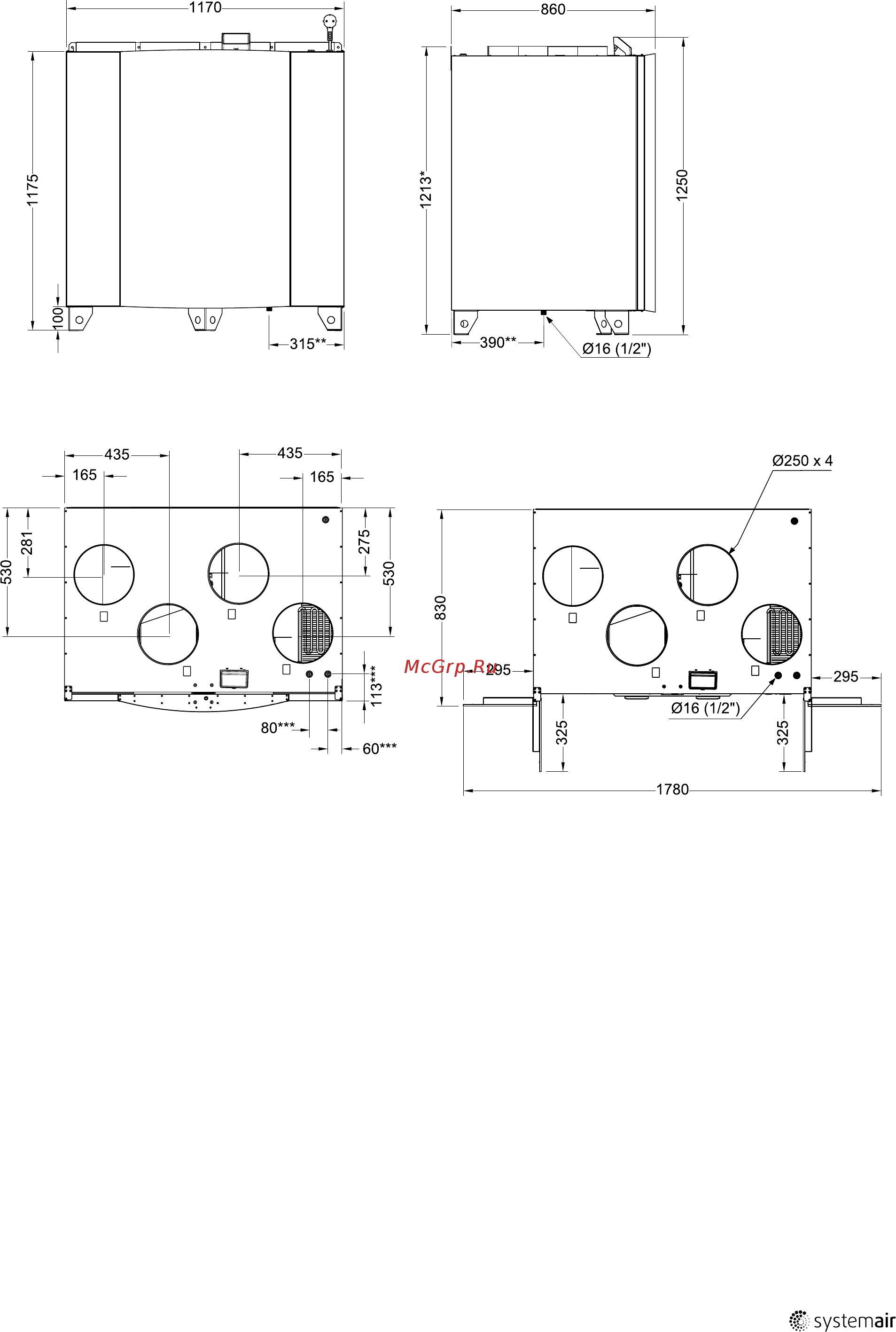 Systemair SAVE VTR 700 L [9/64] Технические характеристики