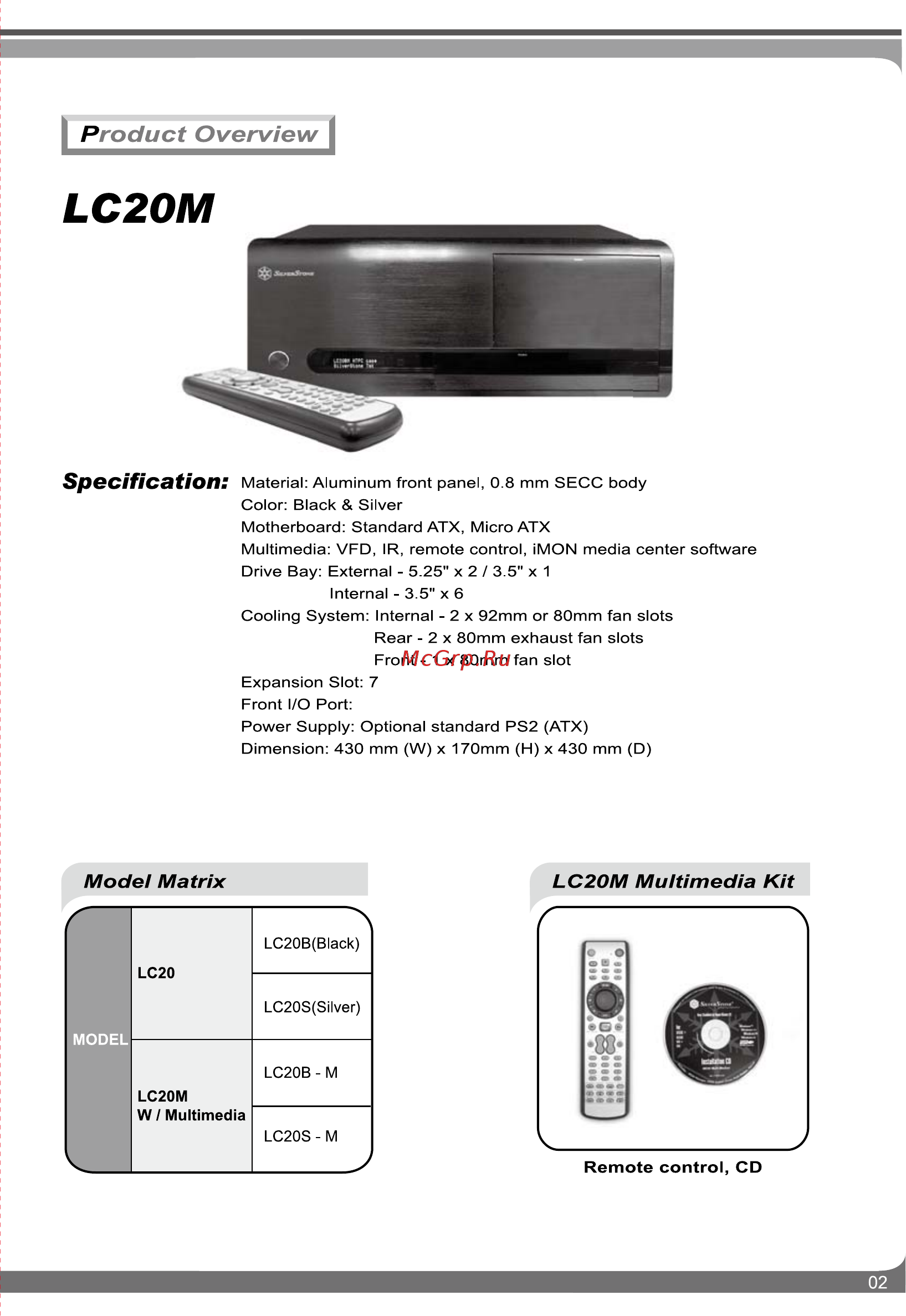 SilverStone LC20 [3/11] Lc20說明書 p2 v3
