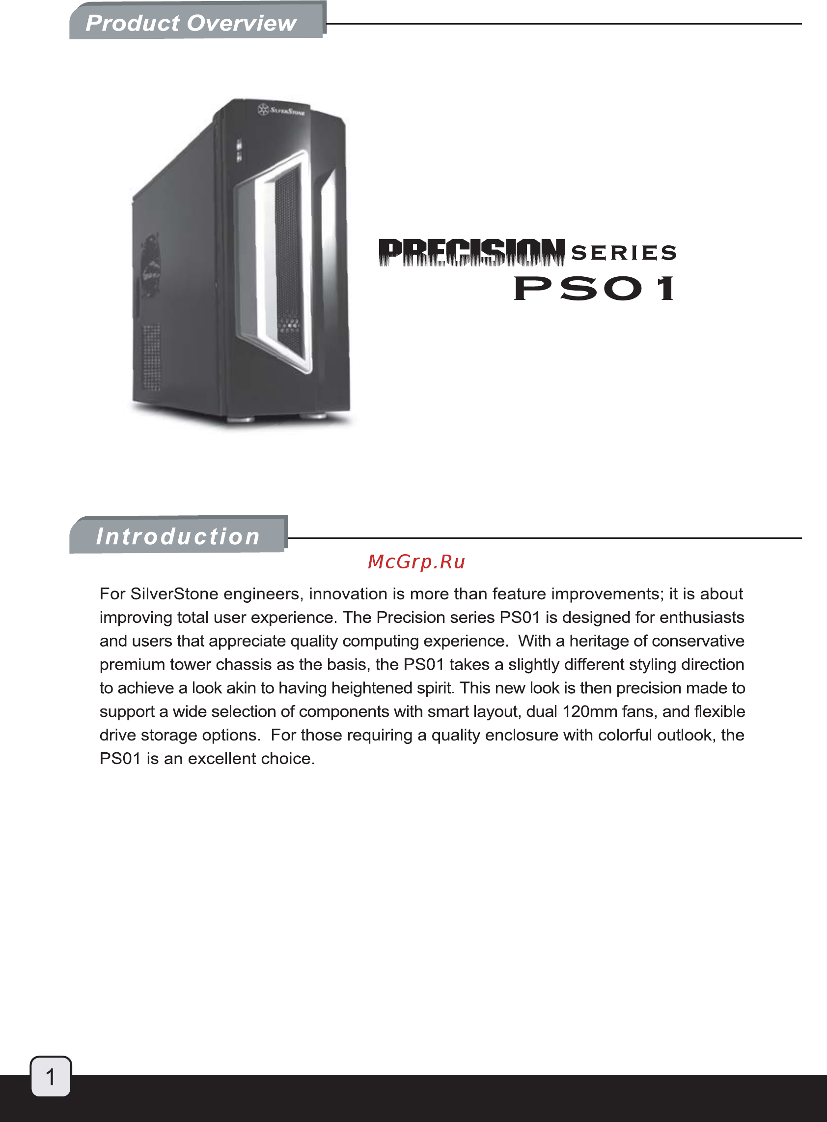 SilverStone SST-PS01B-W [2/16] Ps01 manual 02