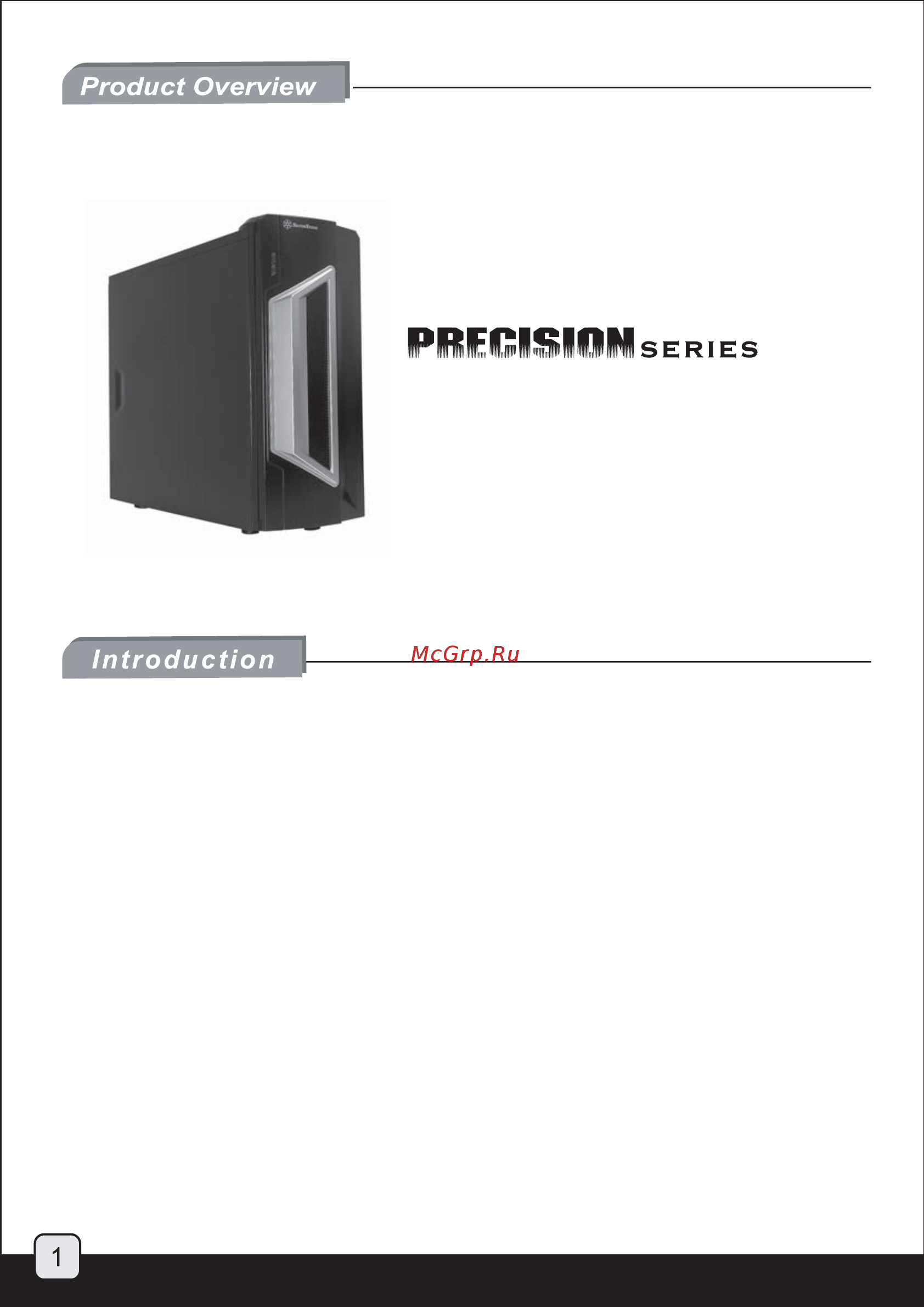 SilverStone PS01-E [2/16] Manual ps01b e p1 pdf