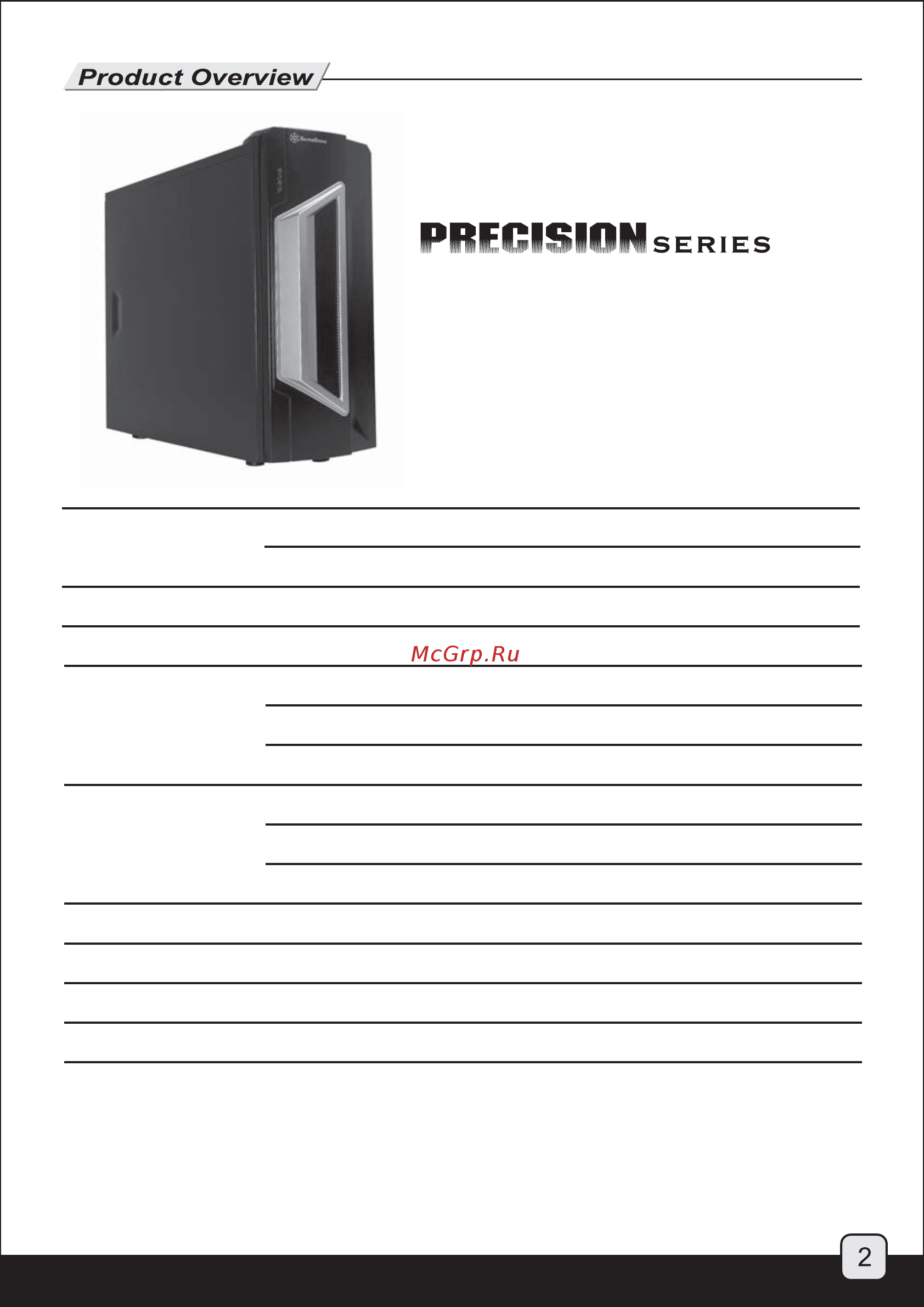 SilverStone PS01-E [3/16] Manual ps01b e p2 pdf