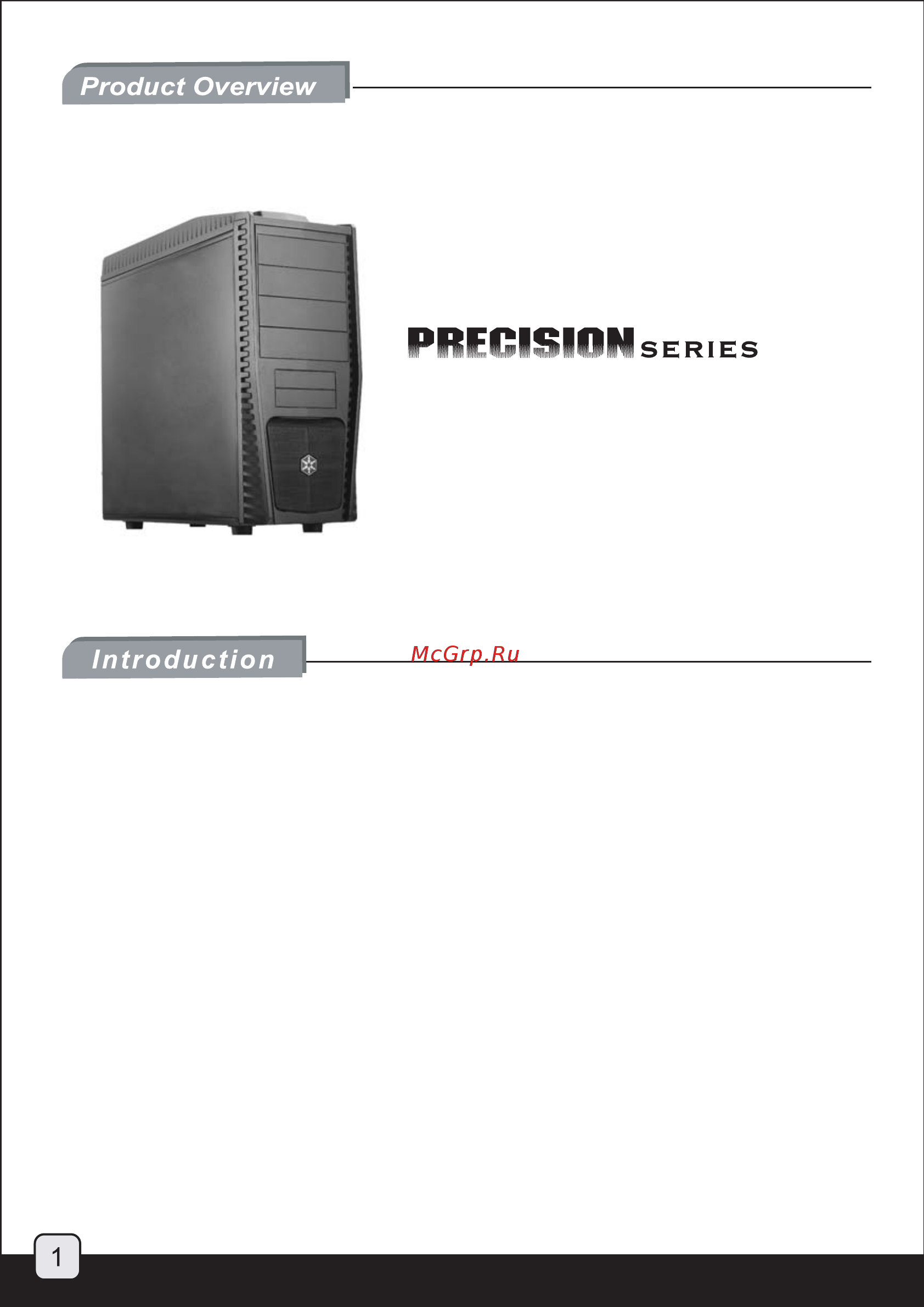SilverStone PS05 [3/20] Manual ps05 p1 pdf