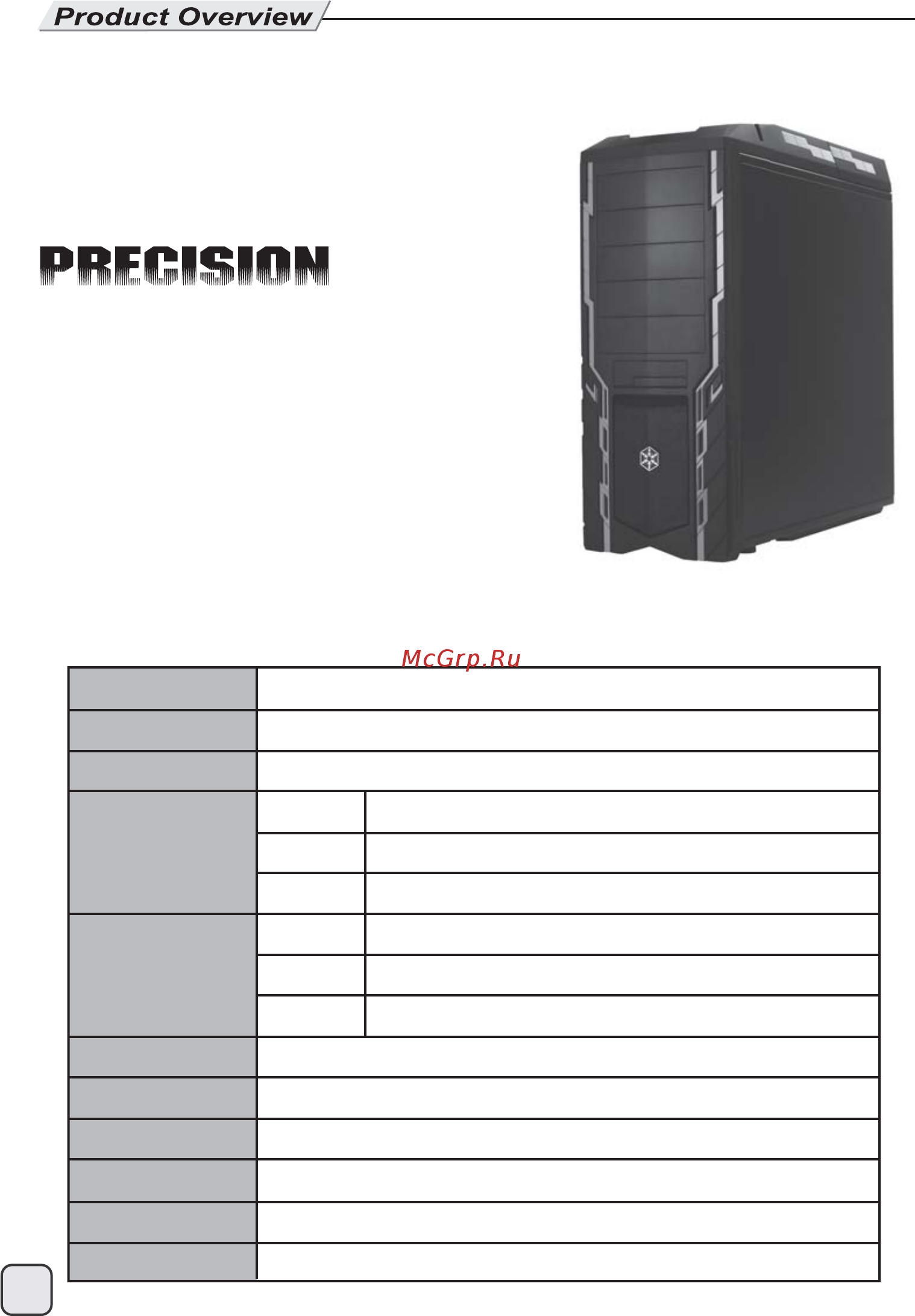 SilverStone SST-PS06B-WA [4/20] Precision crafted enclosure with class leading performance and features