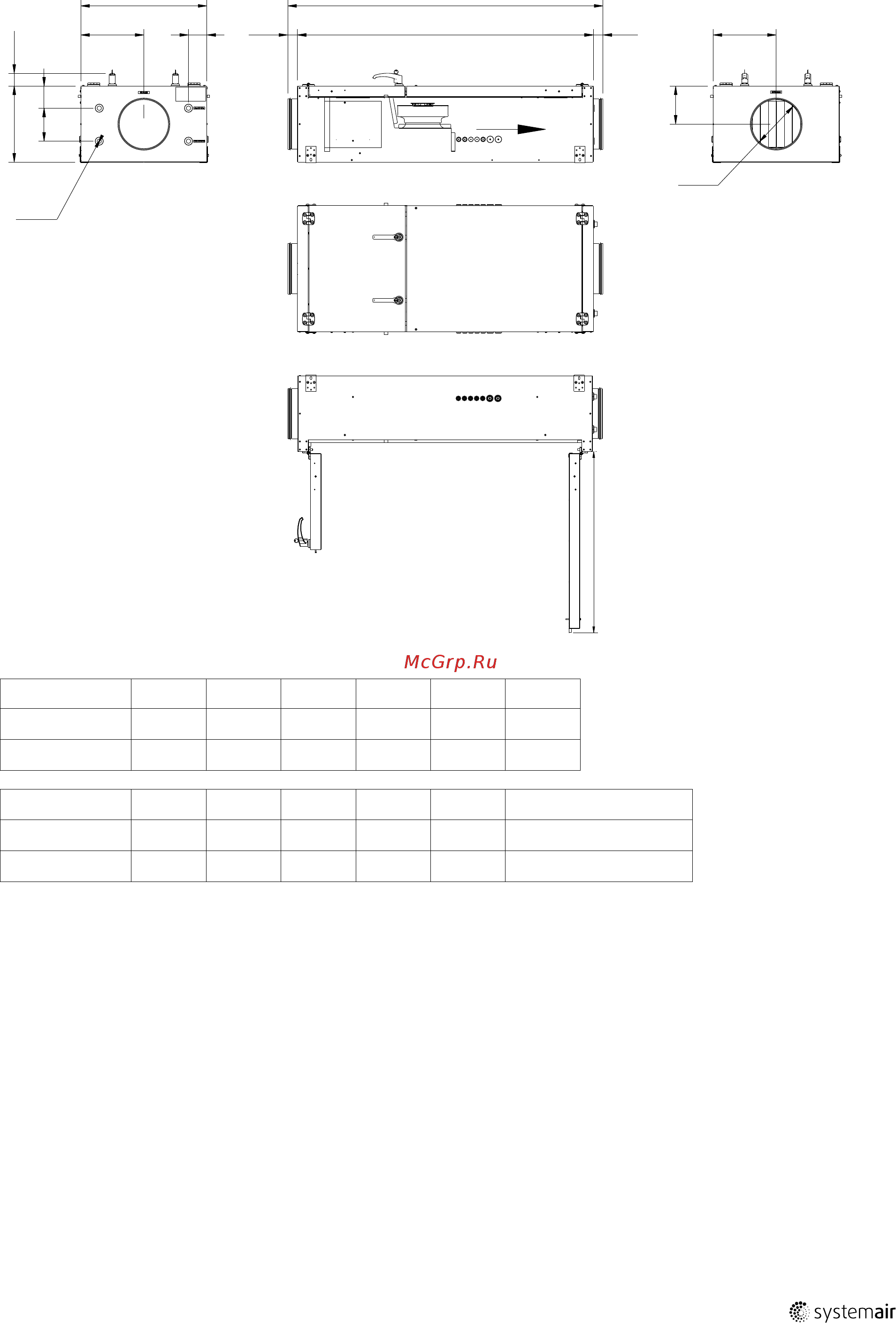 Systemair Topvex SF03 HWH [7/24] Технические характеристики