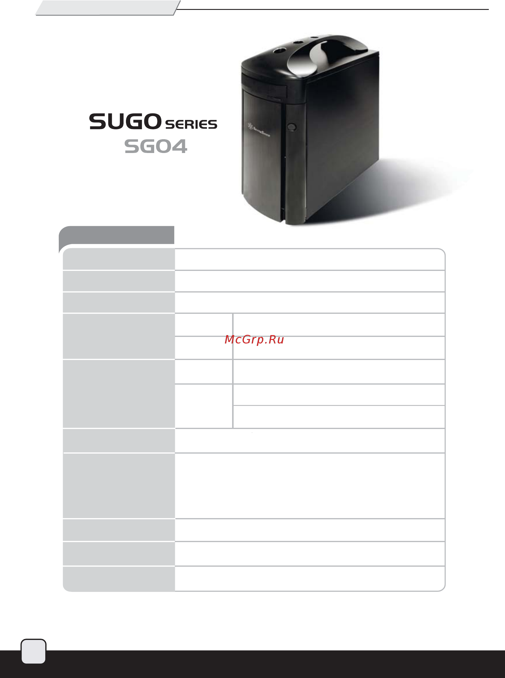 SilverStone SG04-H [4/28] Product overview