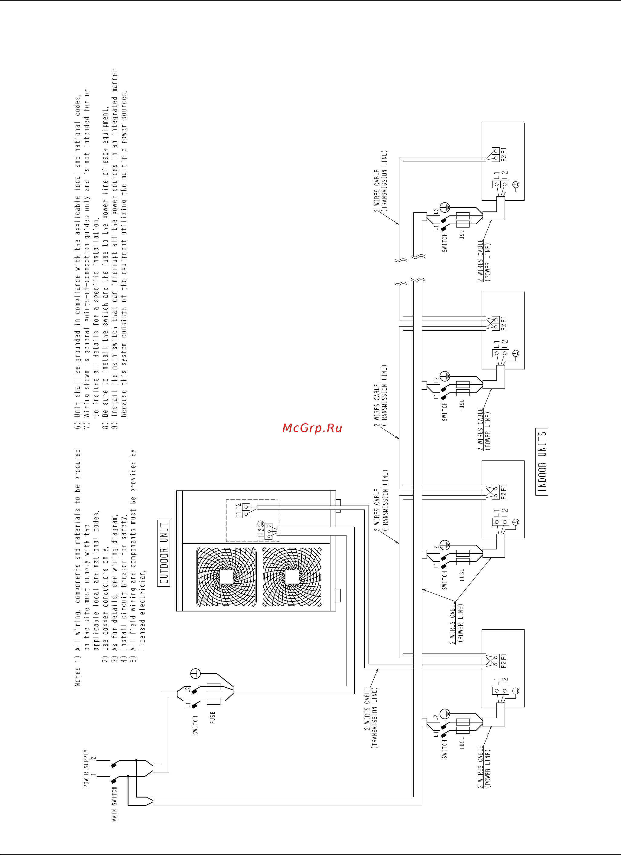 Daikin RXYMQ48PVJU [237/264] Field wiring