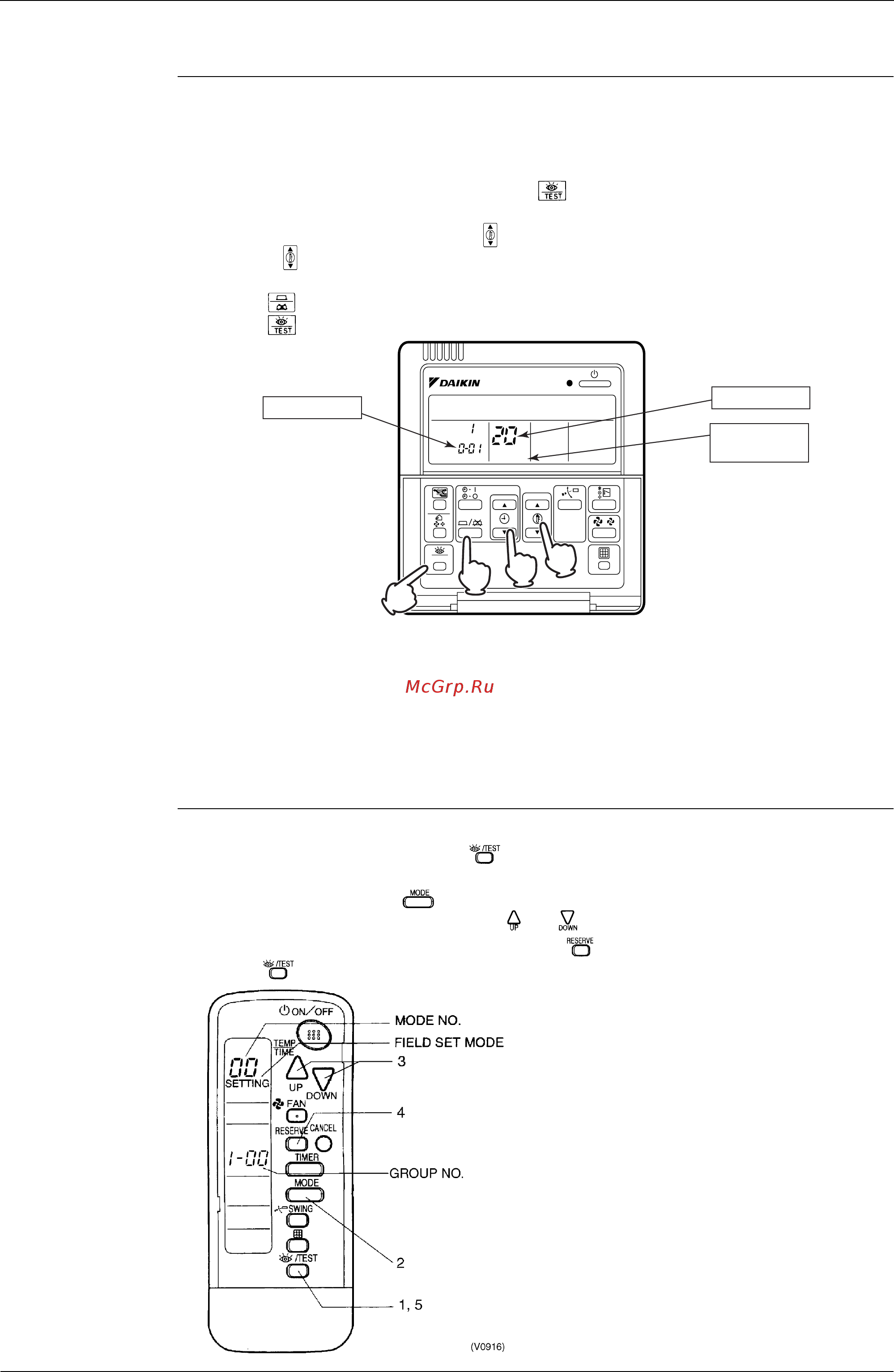 Daikin REYQ34PY1 [191/438] Centralized control group no setting