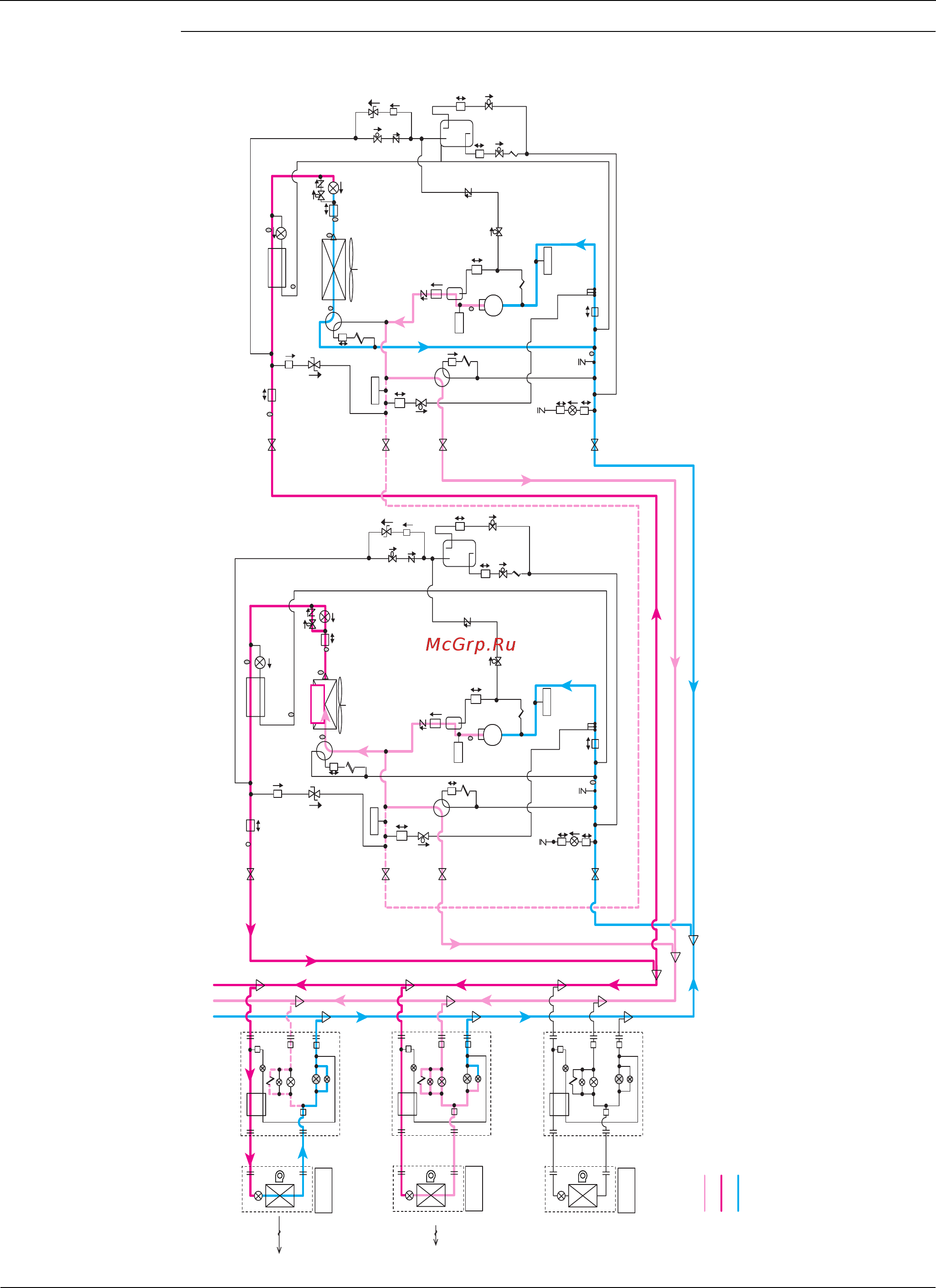 Daikin RXYQ168PTJU [179/567] Reyq144pydn partial defrosting 2 defrosting in the left unit