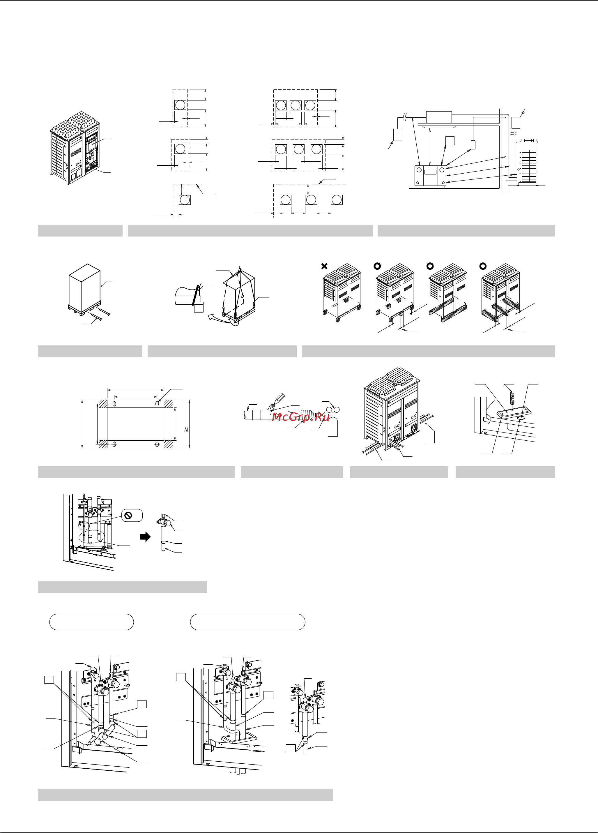 Daikin RXYQ96PATJ [56/108] Reyq72 120payd heat recovery 460v reyq72 120patj heat recovery 208 230v