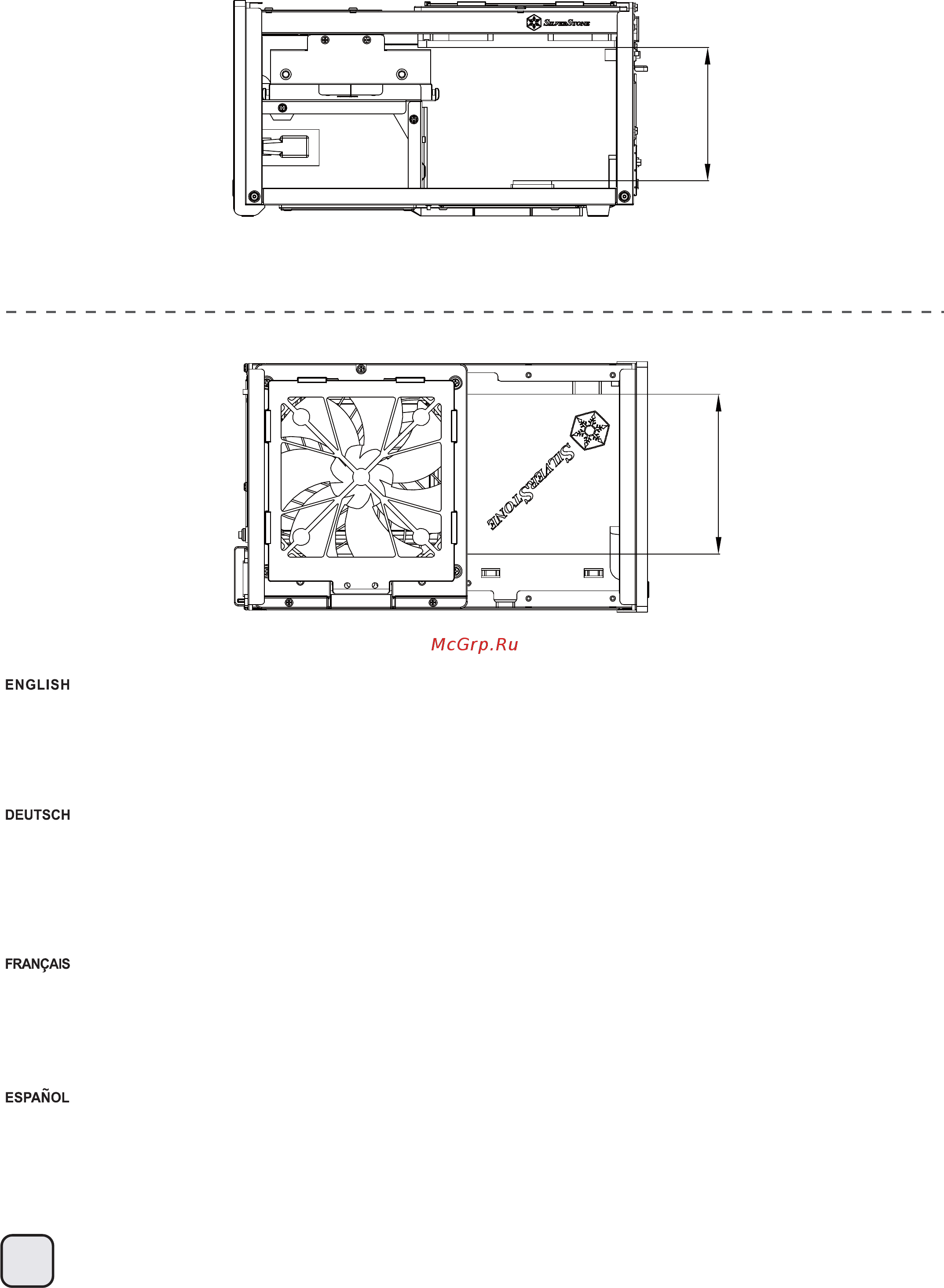 SilverStone SST-SG08B(black) [18/31] Component size limitations