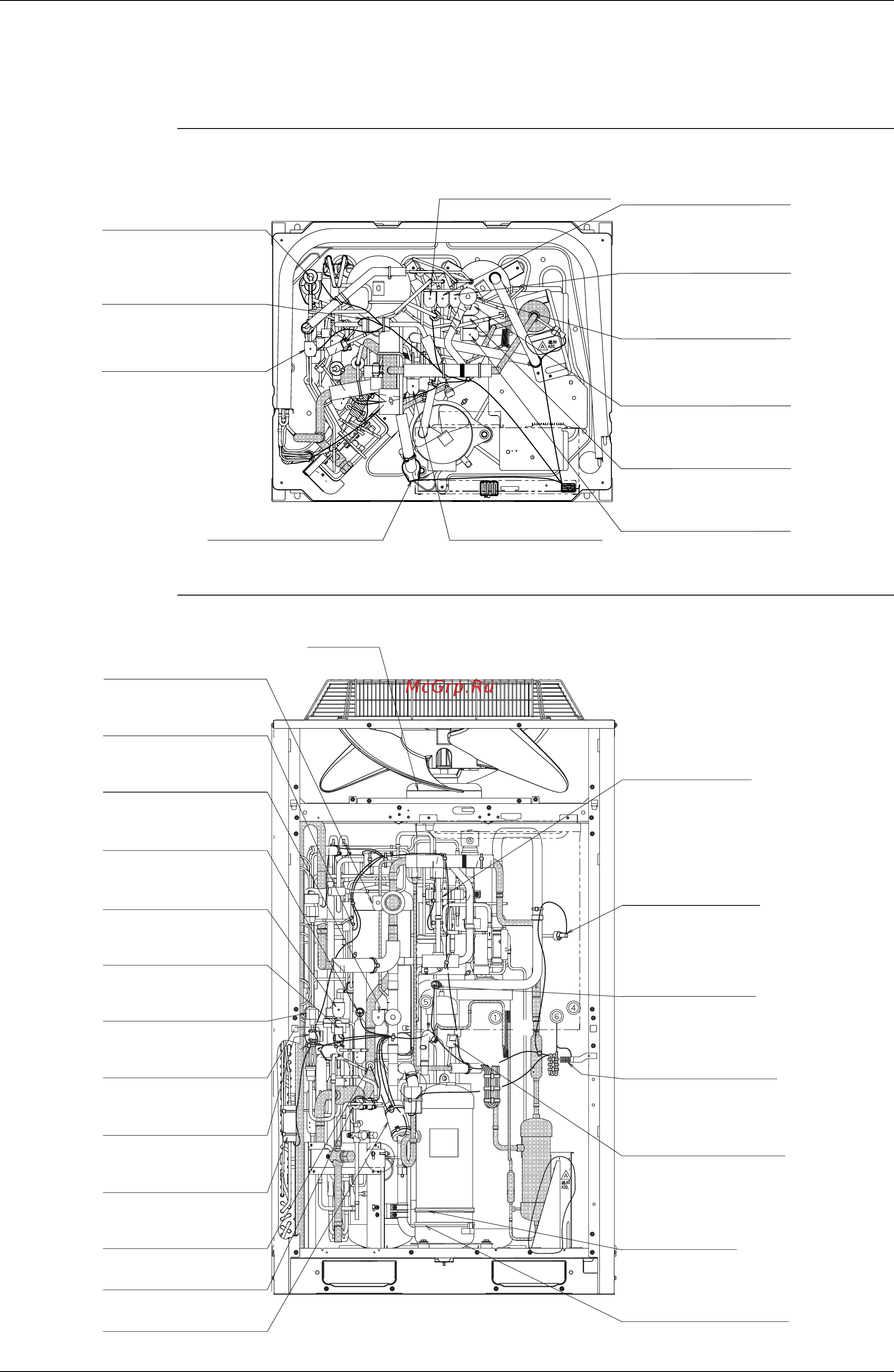 Daikin RQYQ48PY1 [37/194] Functional parts layout