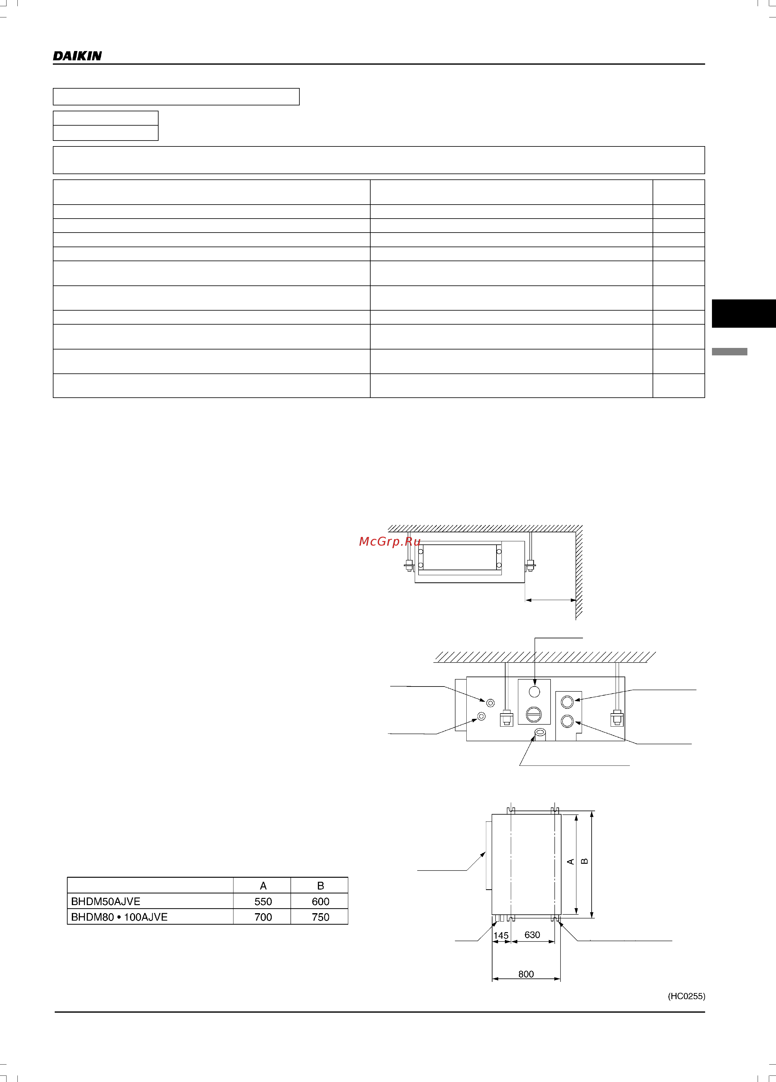 Daikin VAM2000FA [169/179] Выбор места установки